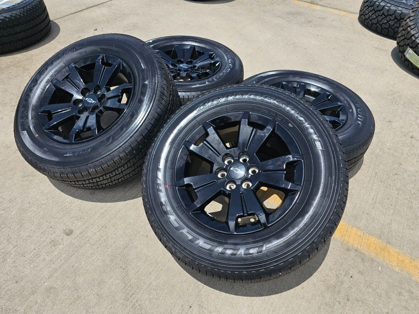 17" Chevy Colorado GMC Canyon OEM Black 5672 wheels rims tires NEW