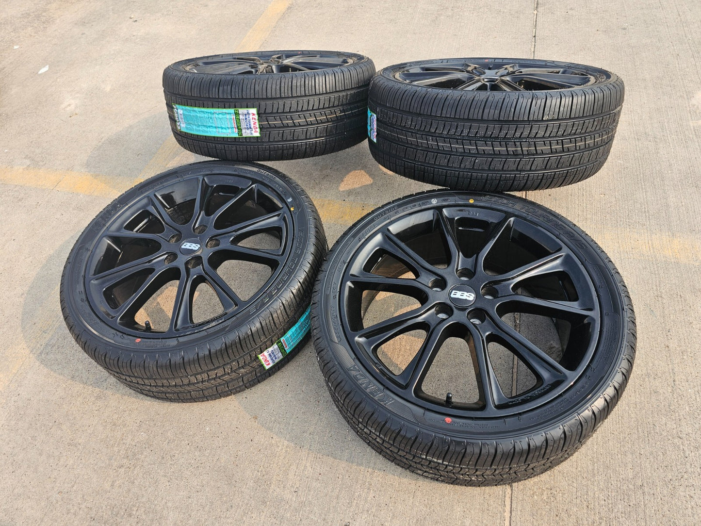 19x7.5 BBS Mozzo STX aftermarket wheels rims tires 5x4.5 Camry Accord