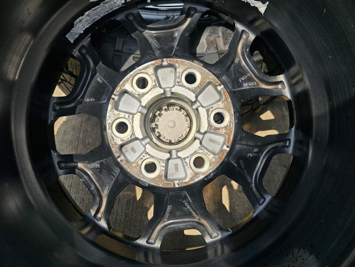 18" Dodge Ram 1500 TRX Black OEM 66002 wheels rims tires TOYO