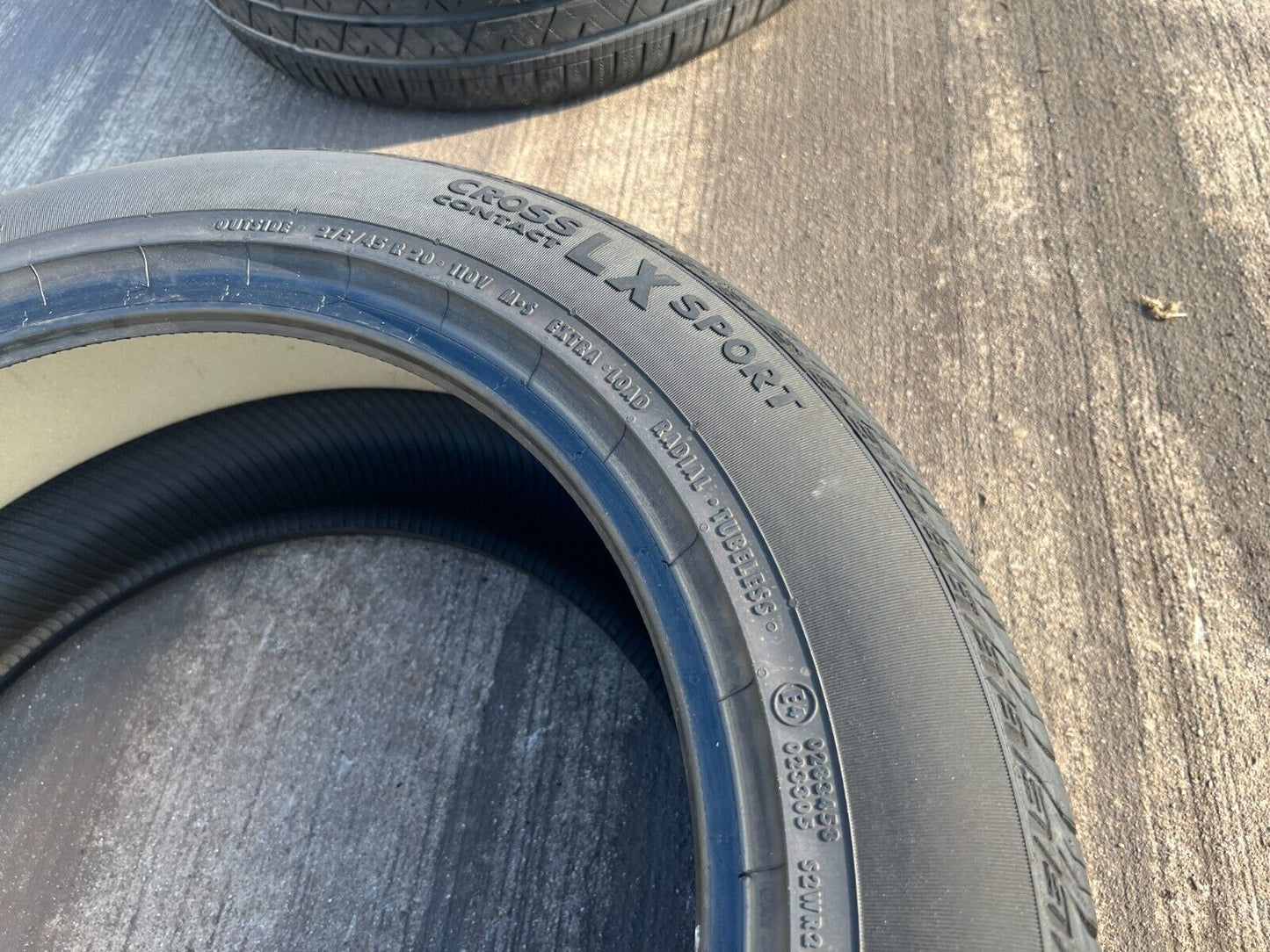 (1) 275/45/20 Continental Cross Contact spare tire