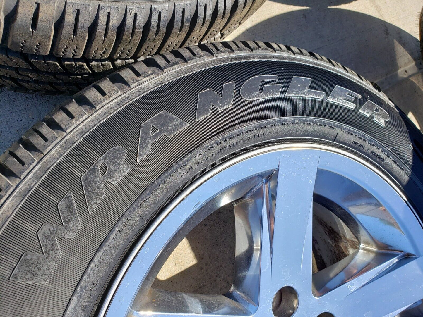 20" Dodge Ram 1500 OEM wheels rims 2364 chrome tires GOODYEAR