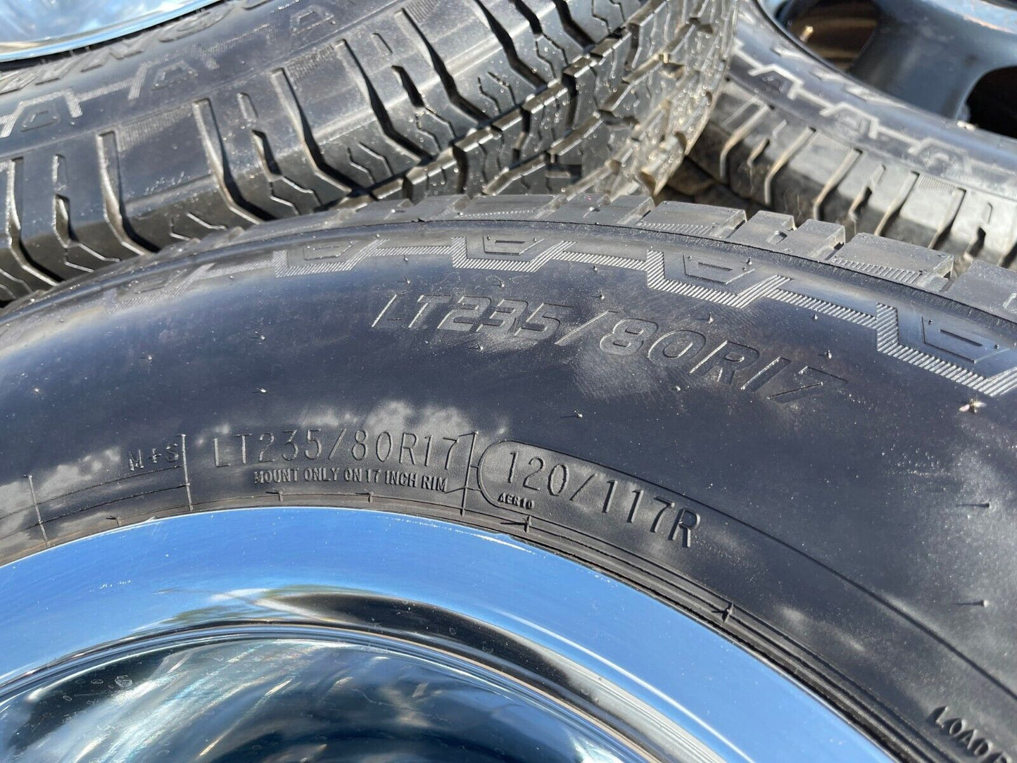 17" Dodge Ram 3500 Dually Laramie 8x200 wheels rims 2703 2704 OEM tires IRONMAN