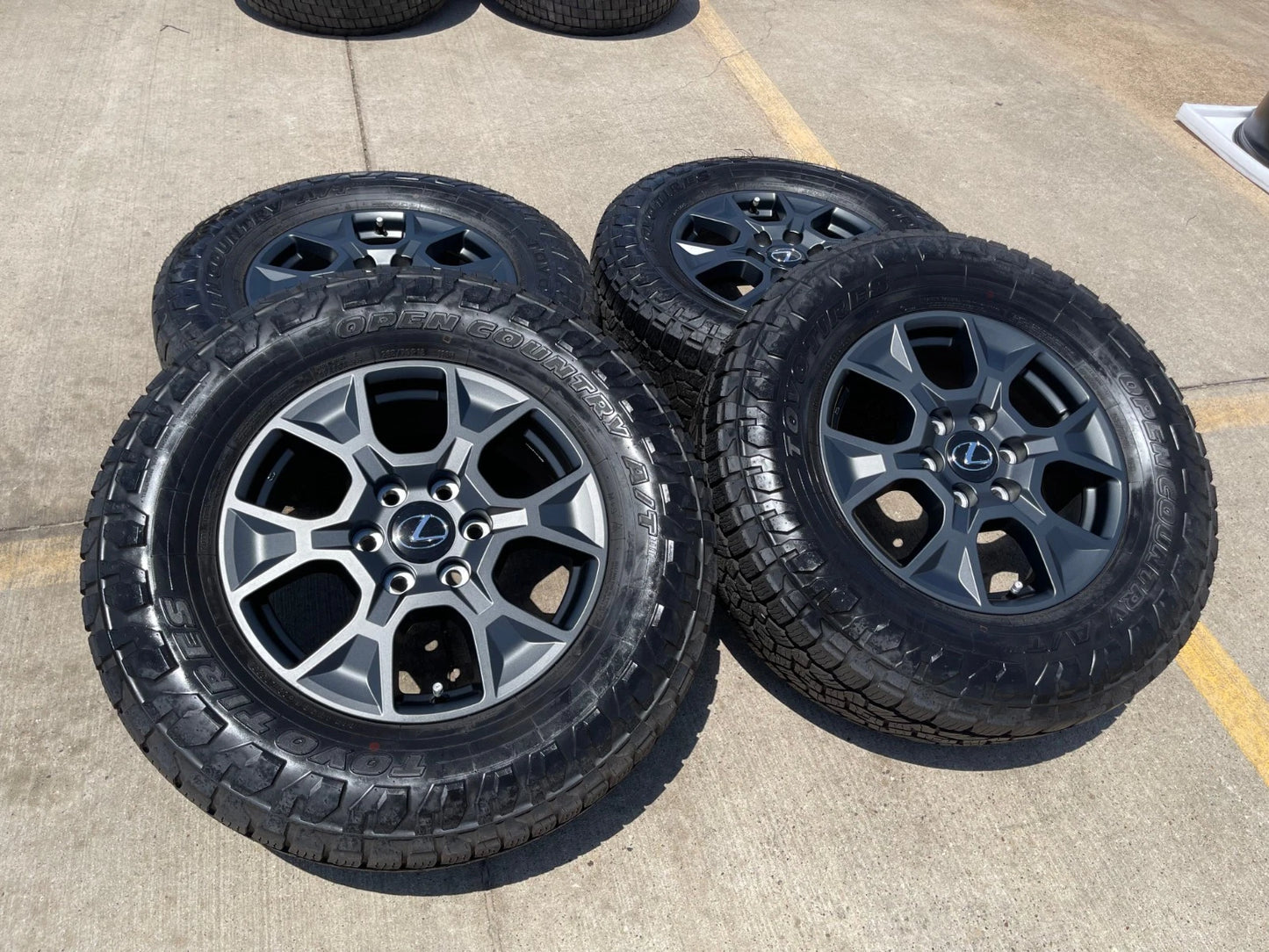 18" Lexus GX550 OEM wheels rims Toyota Land Cruiser Tundra Sequoia 2024 2025 NEW
