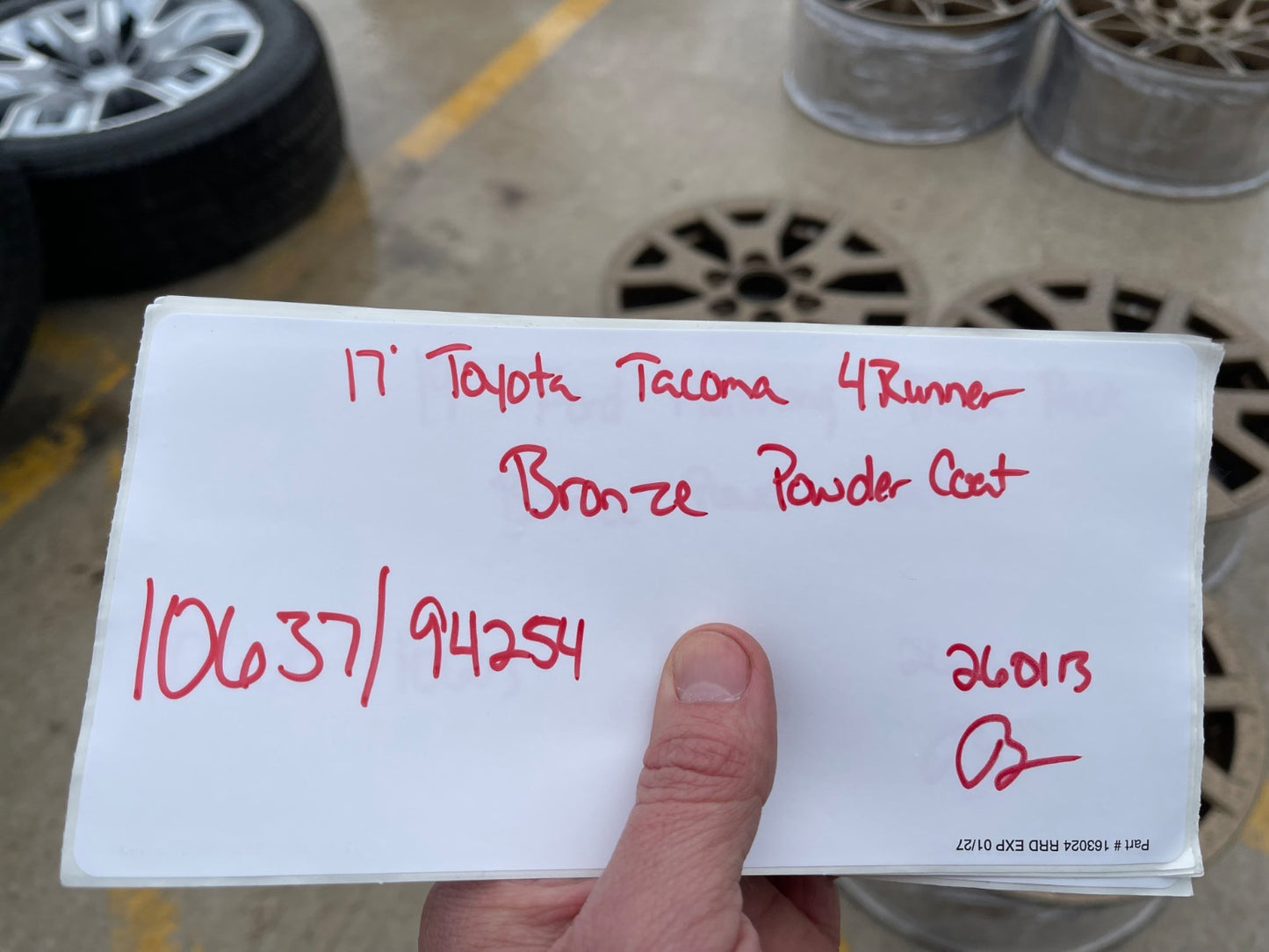 17" Toyota 4Runner Tacoma TRD OEM 94254 10637 wheels rims BRONZE 2025 2026 NEW