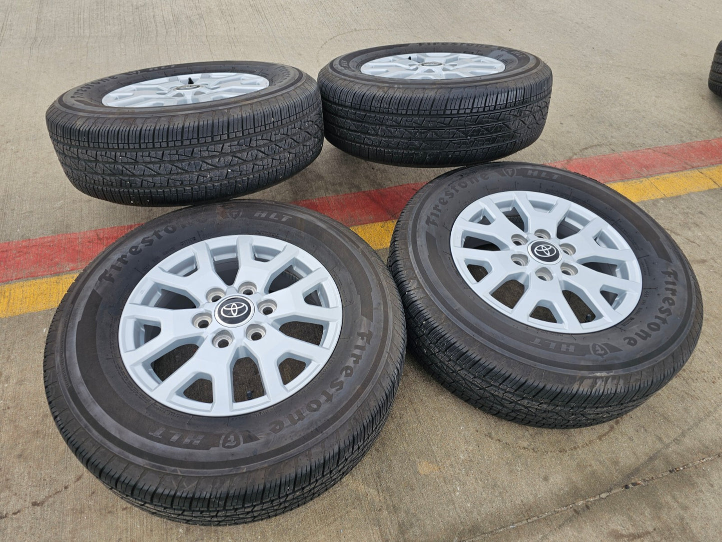 17" Toyota Tacoma 4Runner TRD OEM wheels rims tires 2024 2025 FIRESTONE