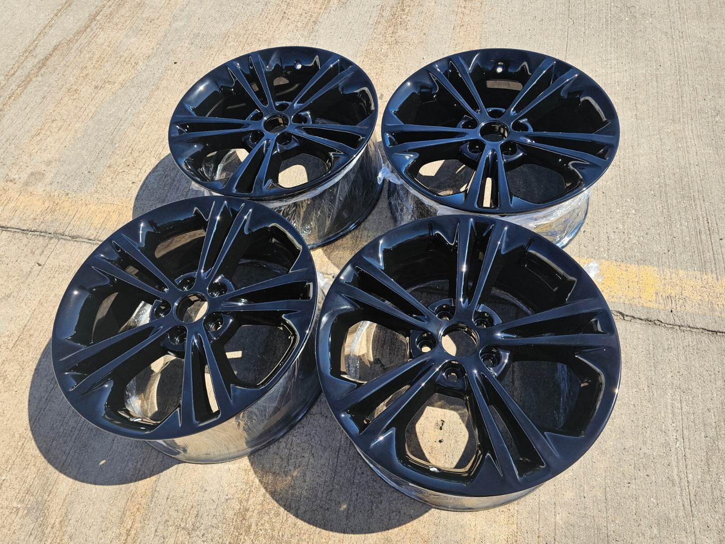 18" Ford Explorer Sport OEM rims wheels black 3922 Taurus NEW