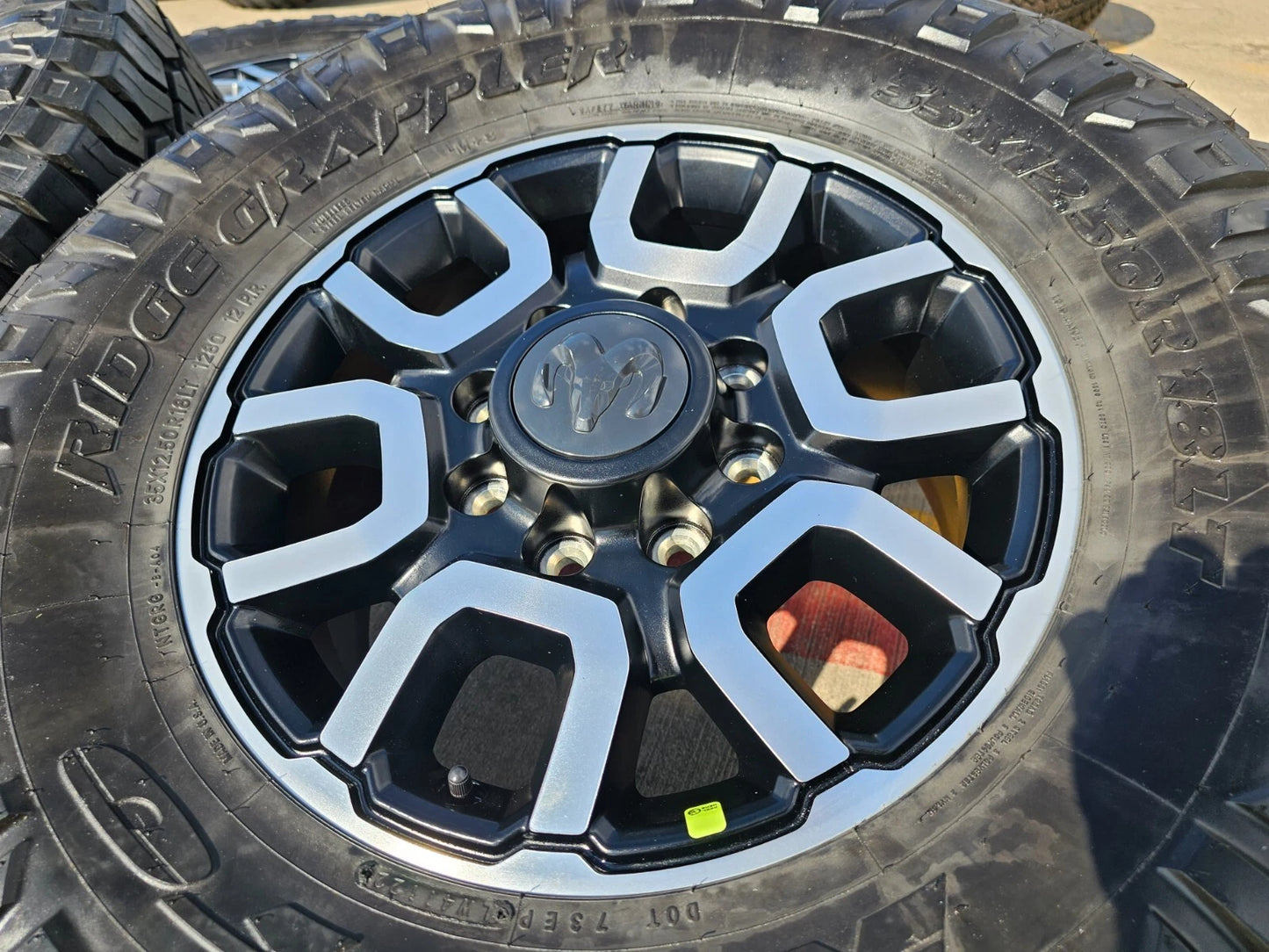 18" Ram 2500 3500 LARAMIE OEM wheels rims 2694 tires 35" NITTO