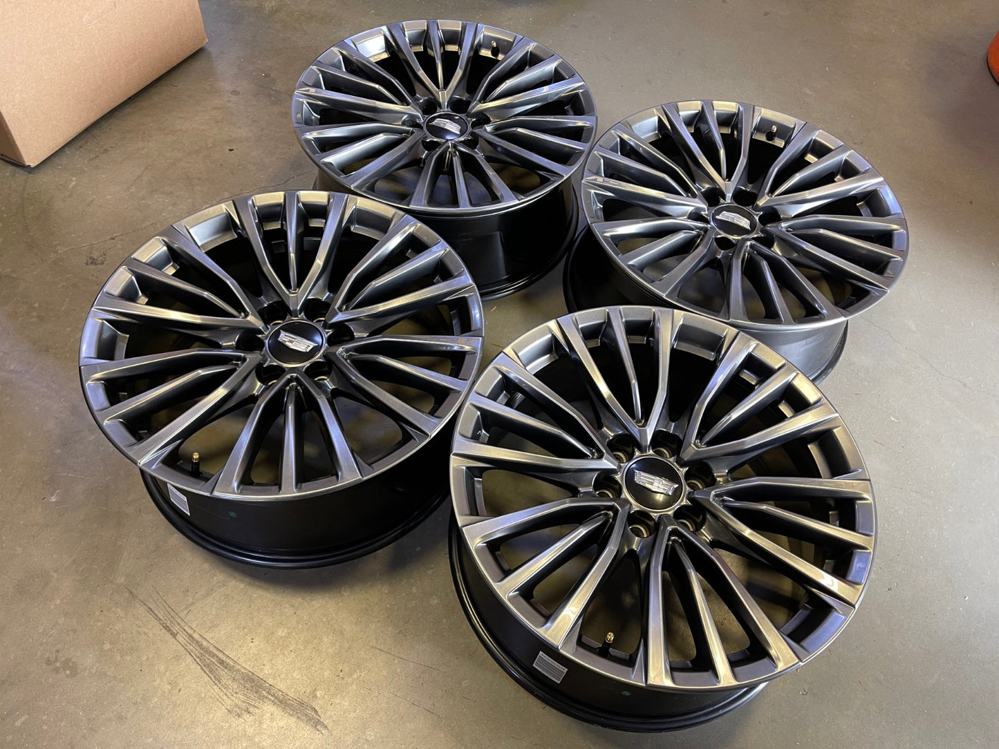 22" Cadillac Escalade V Platinum OEM 4883 wheels rims 2023 2024 2025 2026