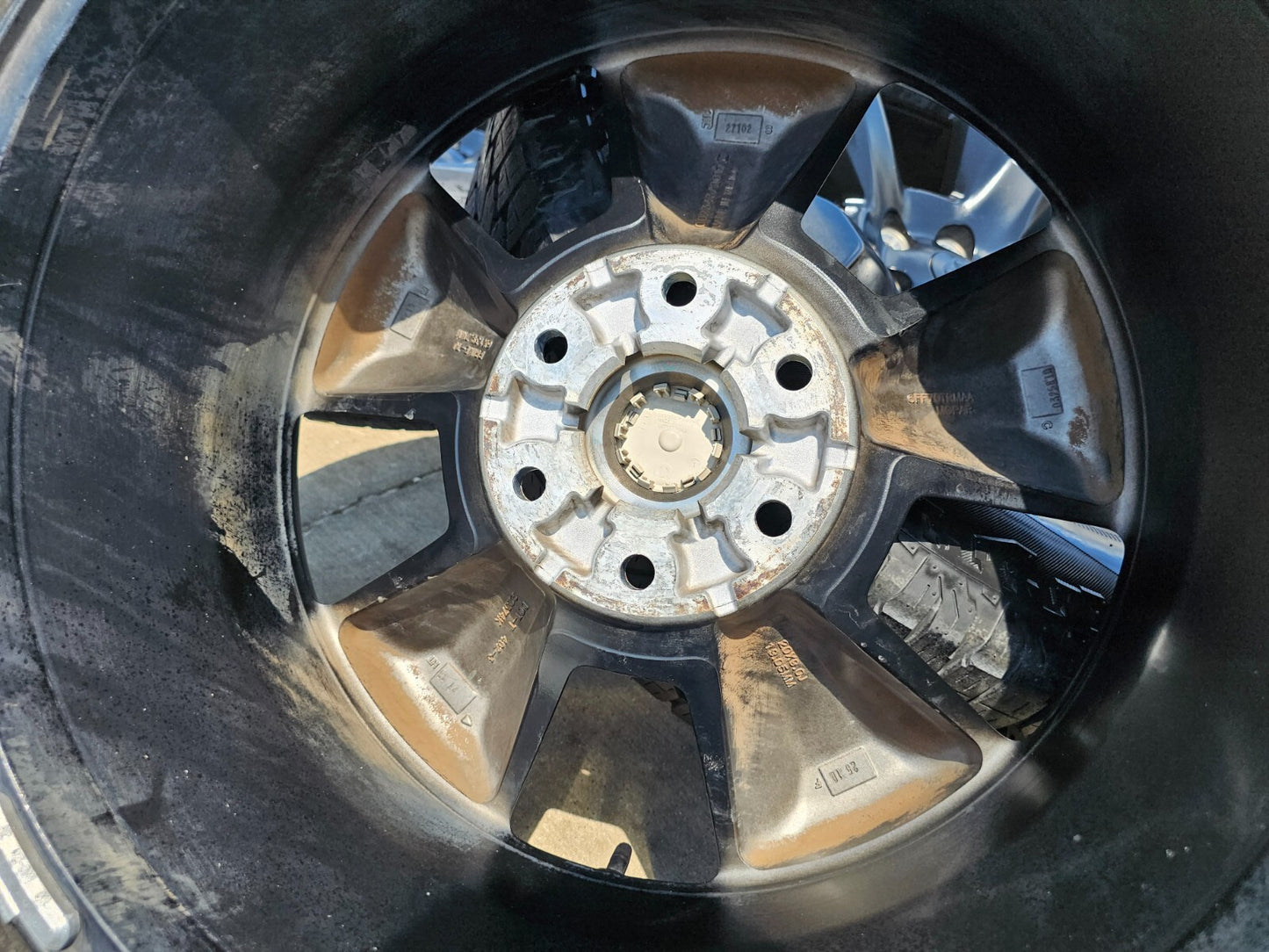 20" Ram 1500 LIMITED Laramie wheel rim black OEM 2675 2722 spare single