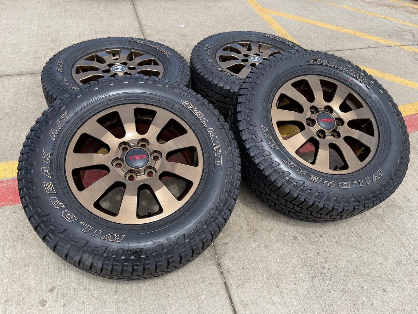 18" Toyota Land Cruiser OEM TRD wheels rims 95952 Tundra Sequoia BRONZE