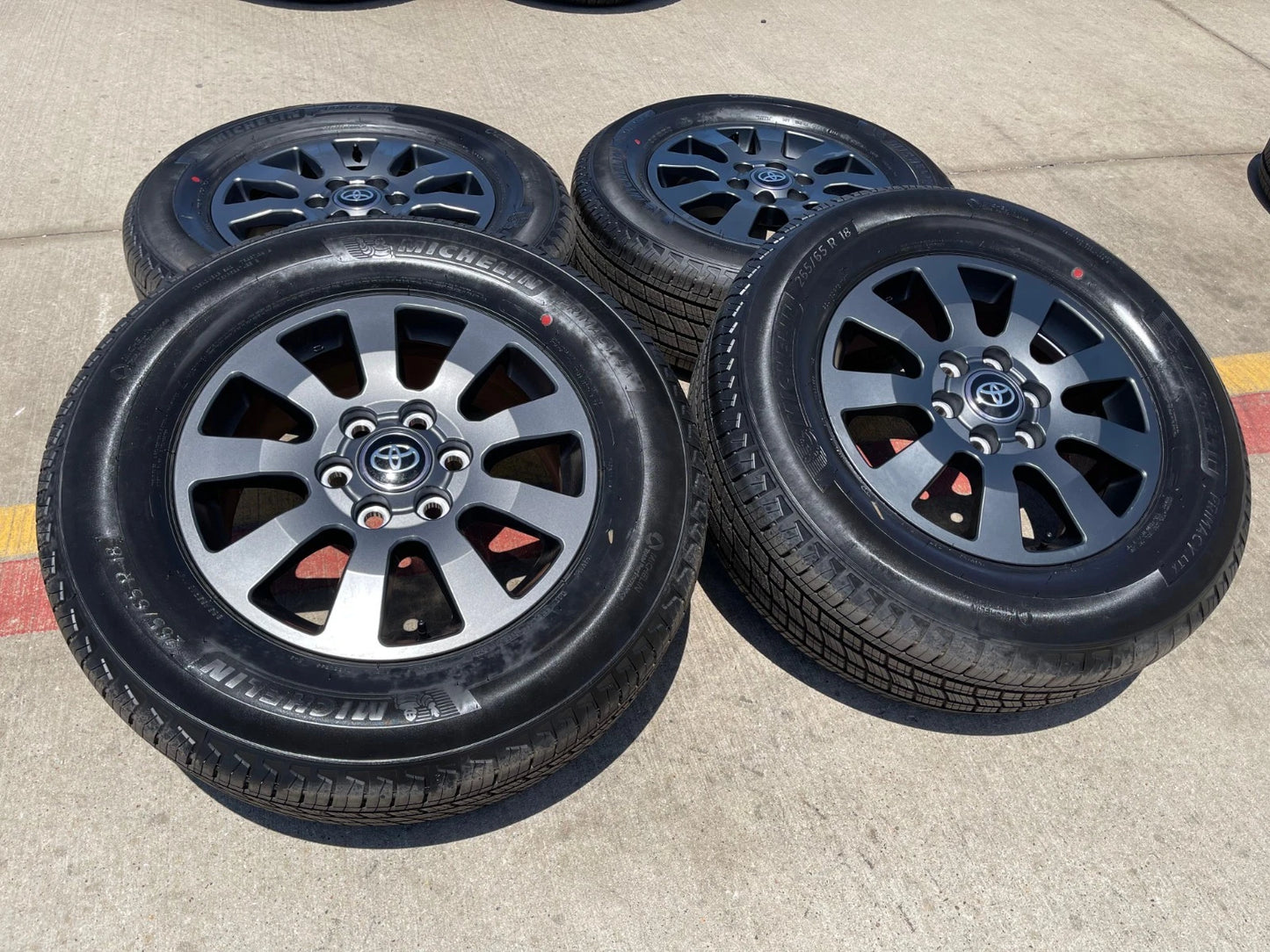18" Toyota Land Cruiser OEM TRD wheels rims 95952 Tundra Sequoia MICHELIN NEW
