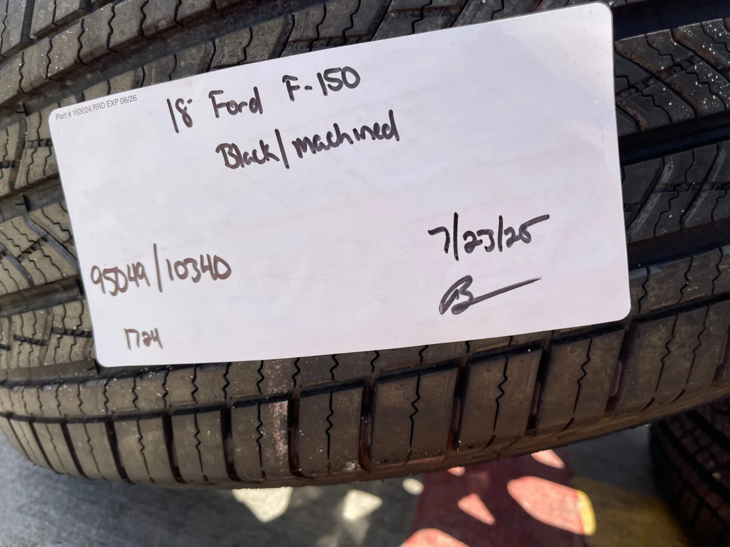 18" Ford F-150 OEM rims wheels 95049 10340 Expedition 2025 2026 NEW MICHELIN