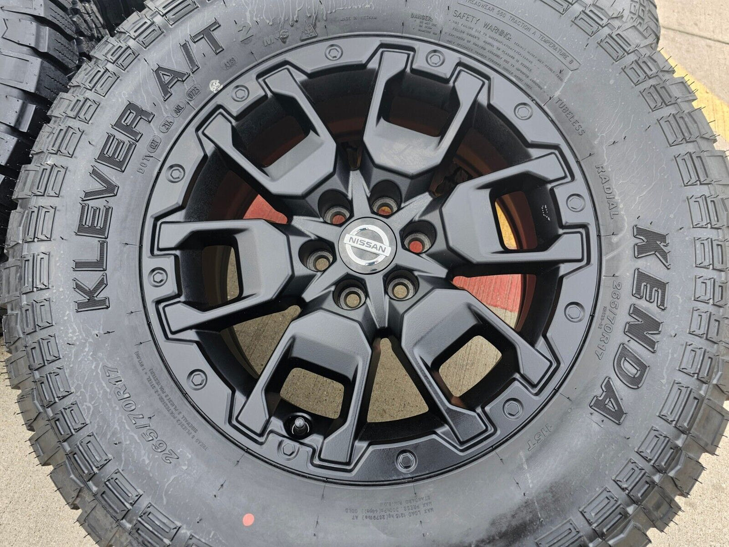 17" Nissan Frontier OEM Desert Runner 62834 wheels rims tires 2024 2025 NEW