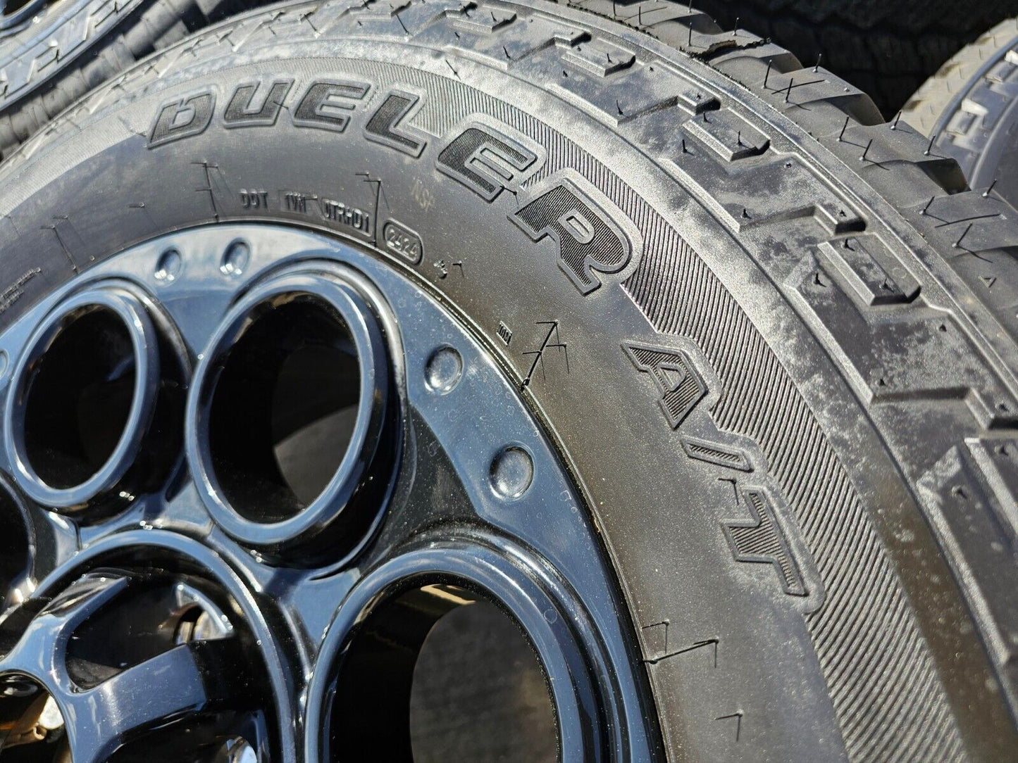 20" Ford F-250 F-350 OEM black TREMOR wheels rims 10299 tires BRIDGESTONE NEW