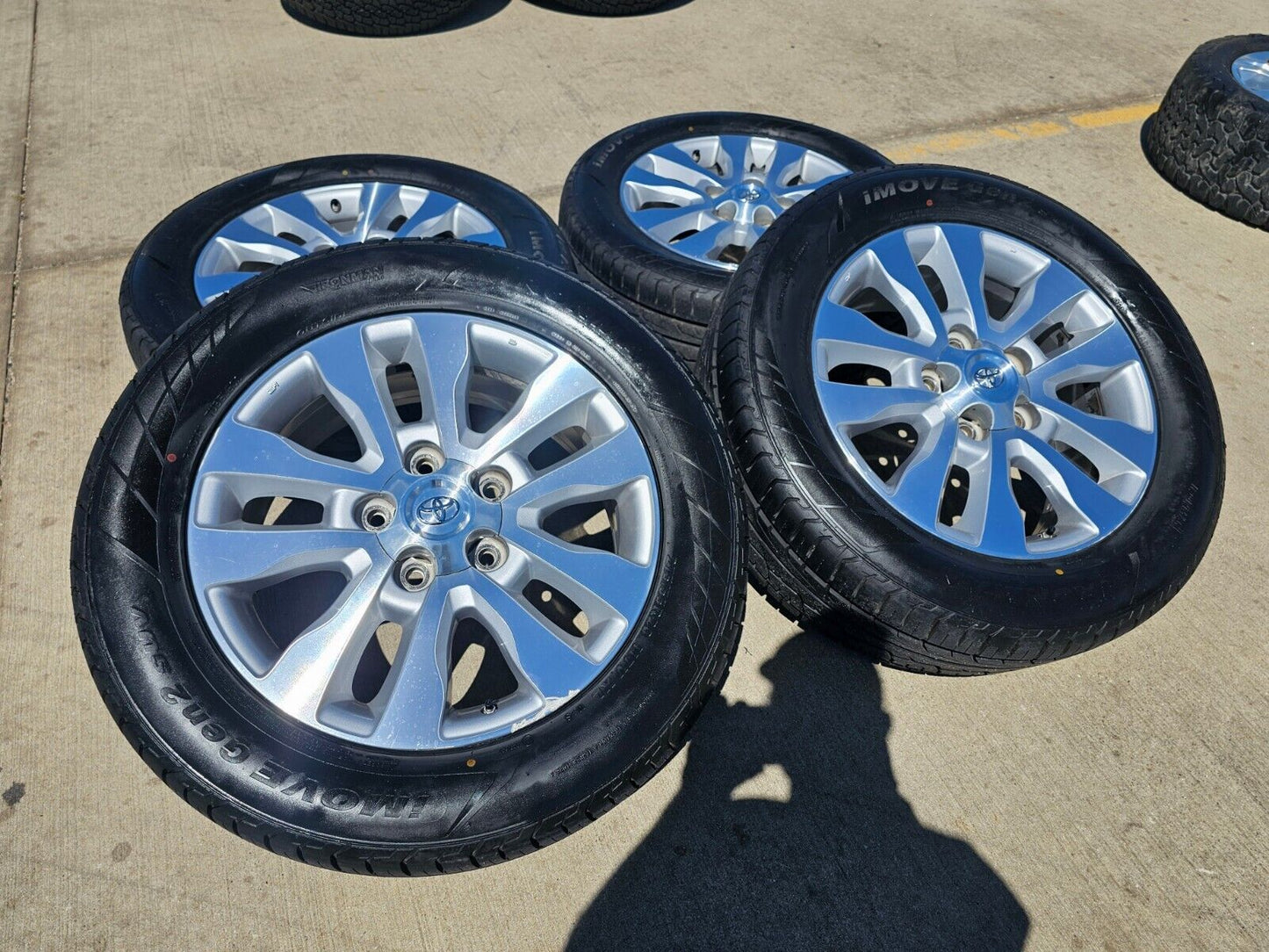 20" Toyota Tundra Sequoia Platinum 69533 OEM 5x150 wheels rims tires