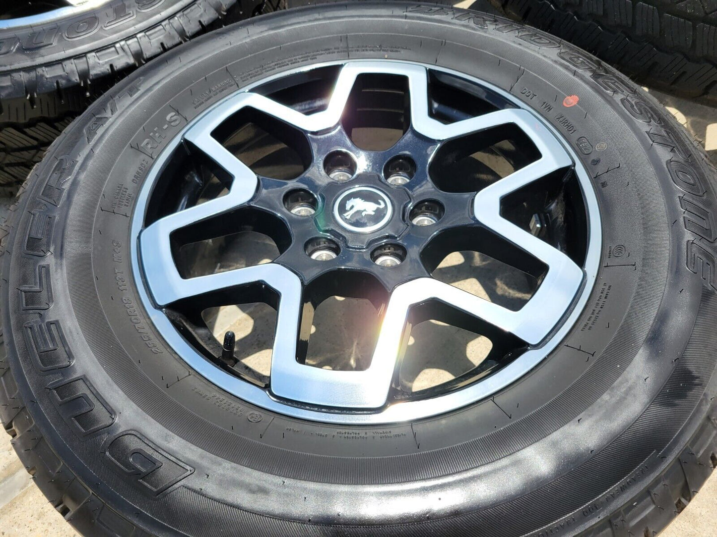 18" Ford Ranger Bronco wheels rims 95213 10389 black 2022 2023 2024 2025 NEW