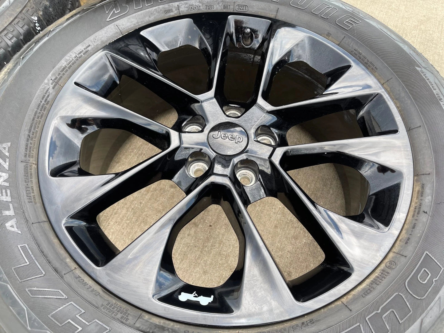 20" Jeep Wrangler HIGH ALTITUDE 9262 96902 OEM wheels rims Gladiator BRIDGESTONE