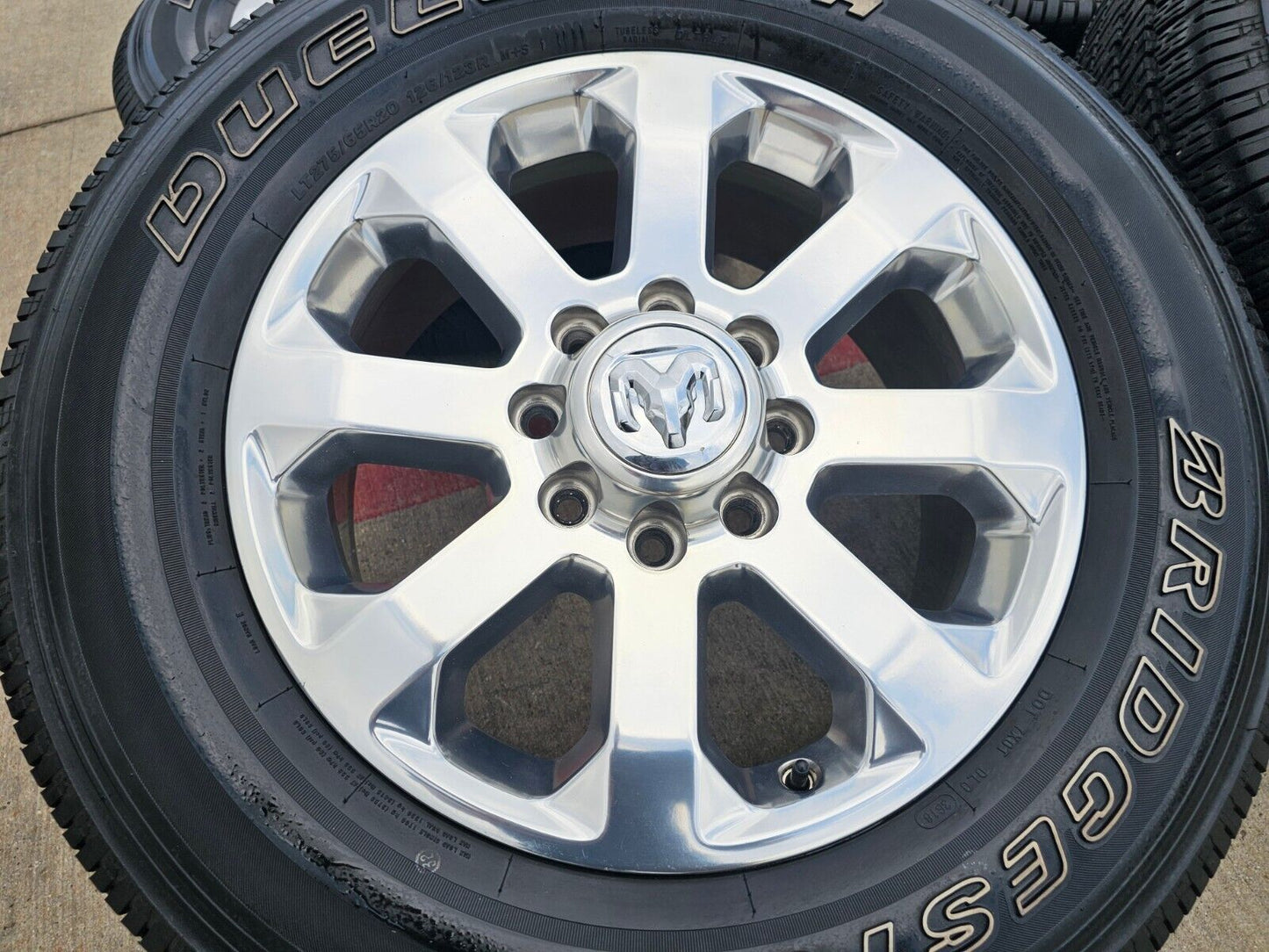 20" Dodge Ram 2500 3500 LARAMIE OEM 2700 wheels rims tires 2021 2022 2023 2024