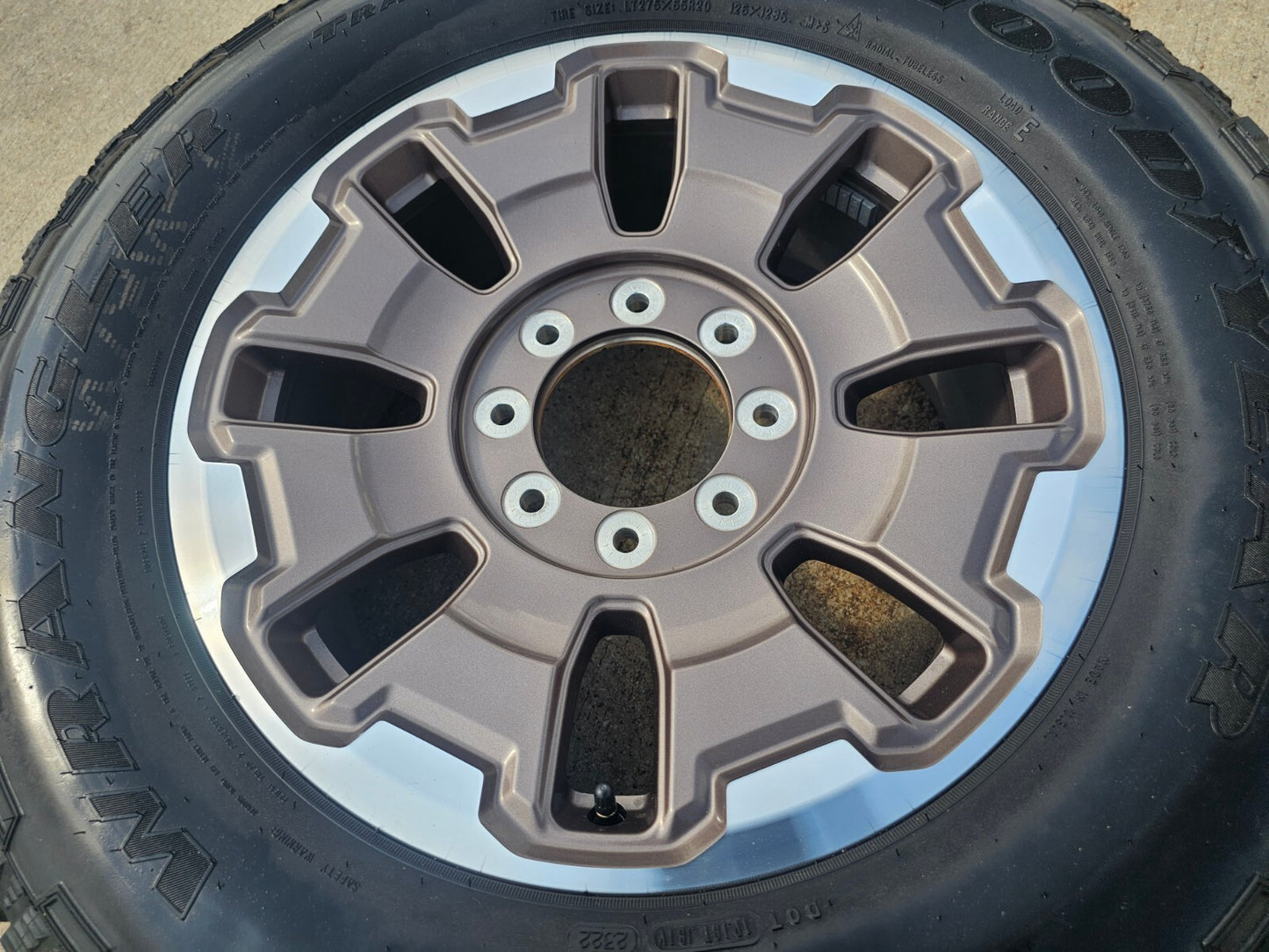 20" Ford F-250 F-350 OEM KING RANCH tan wheel rim tire 10487 2024 2025 2026 NEW