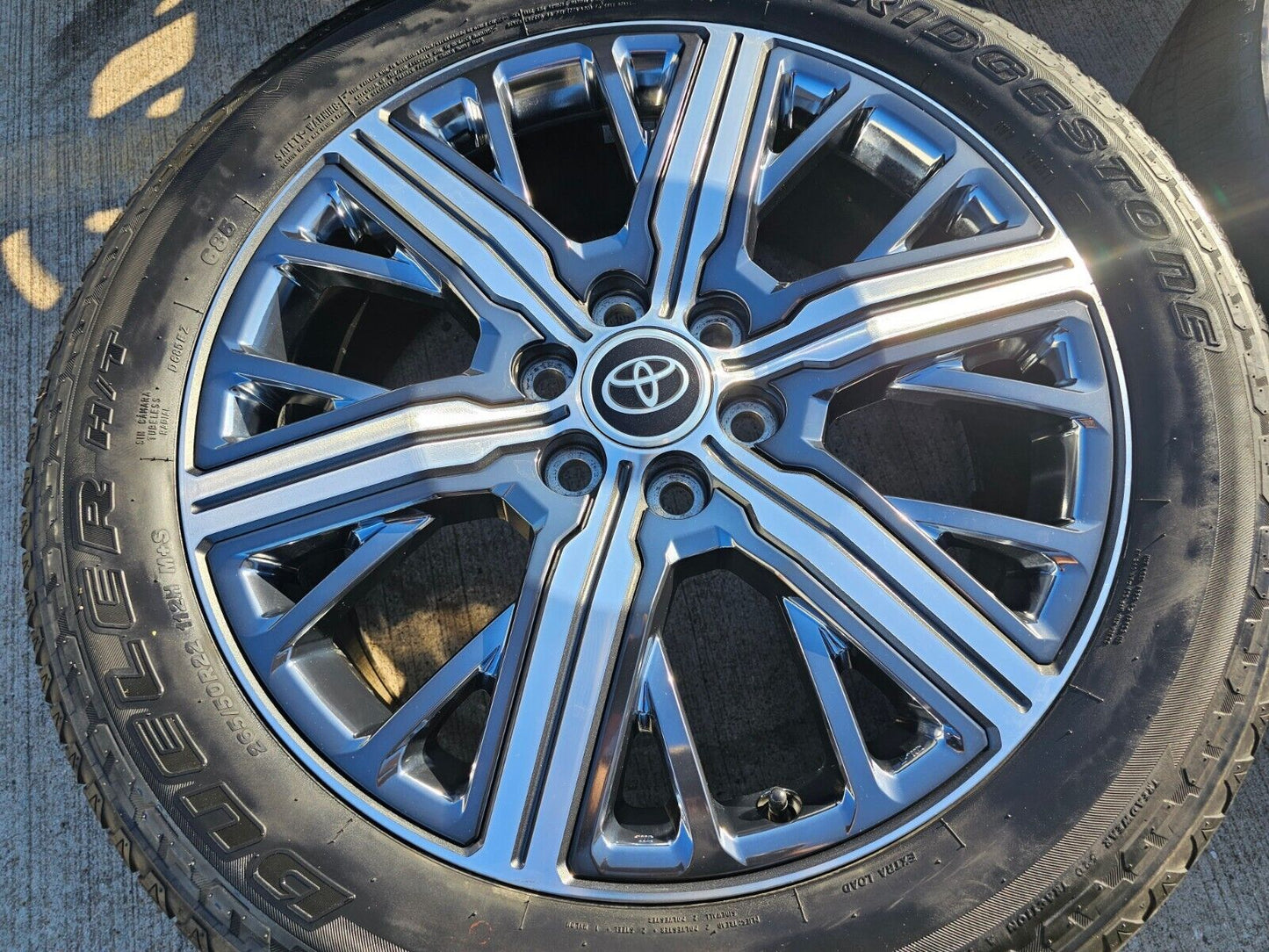 22" Toyota Tundra CAPSTONE OEM wheels rims 75282 95457 Sequoia 2023 2024 2025