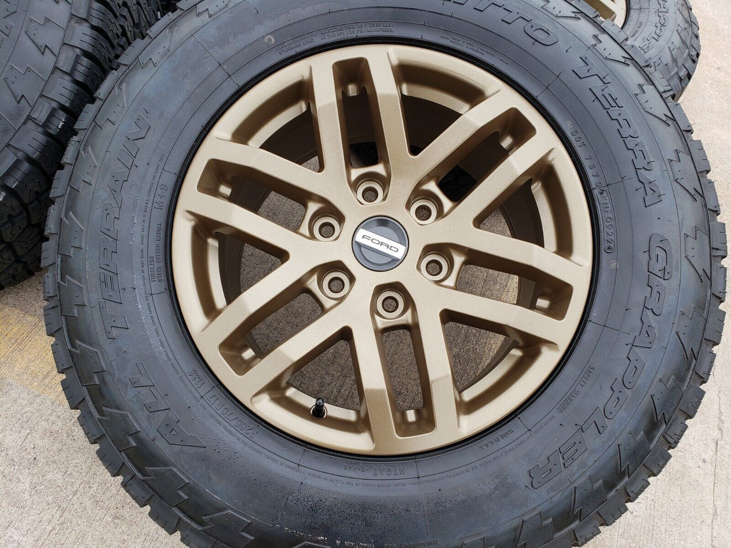 17" Ford Ranger Tremor OEM rims wheels 10431 BRONZE 2022 2023 2024 2025 NITTO