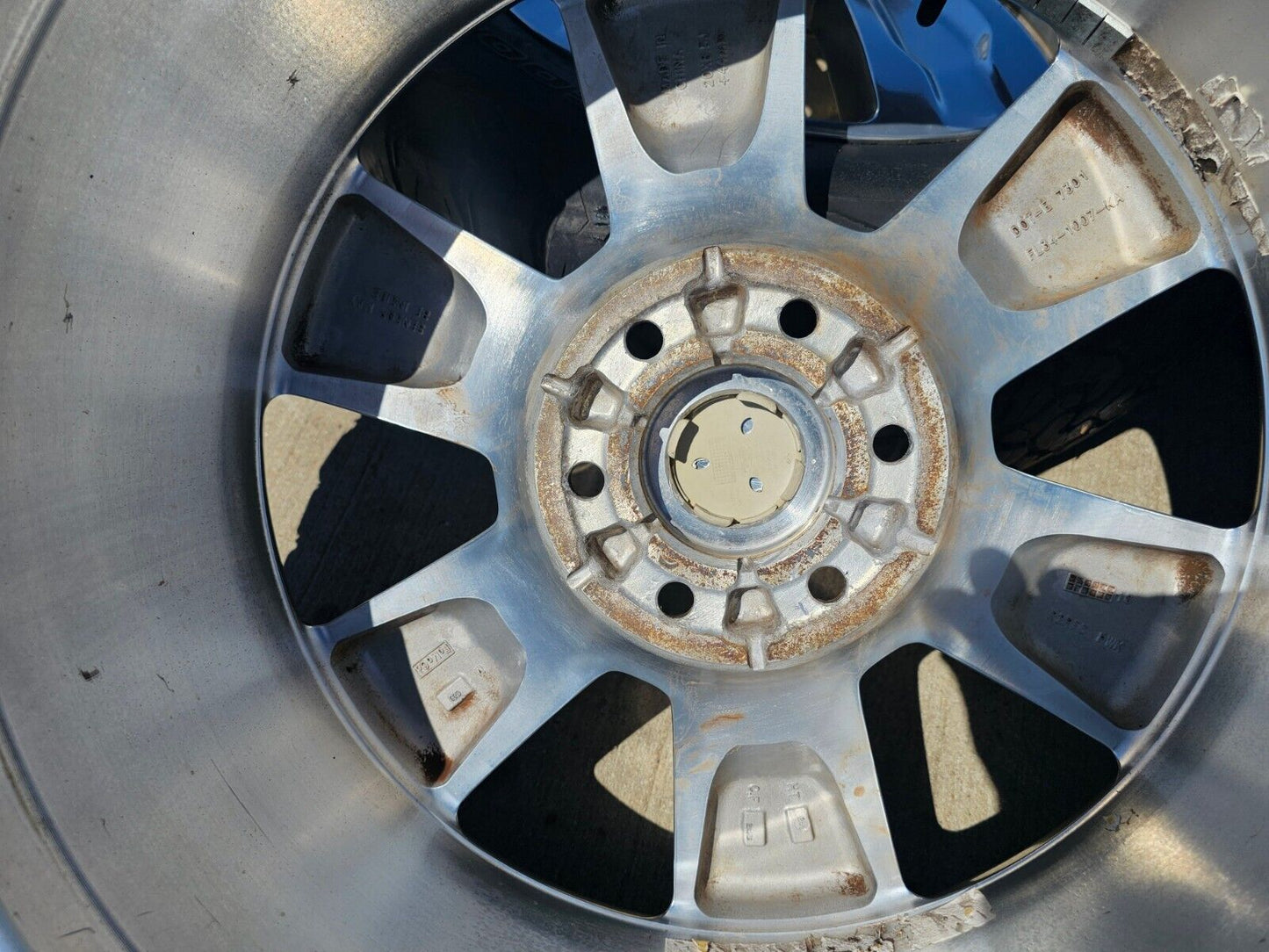 20" Ford F-150 Expedition OEM rims wheels polished 10004 tires BFG KO2 A/T