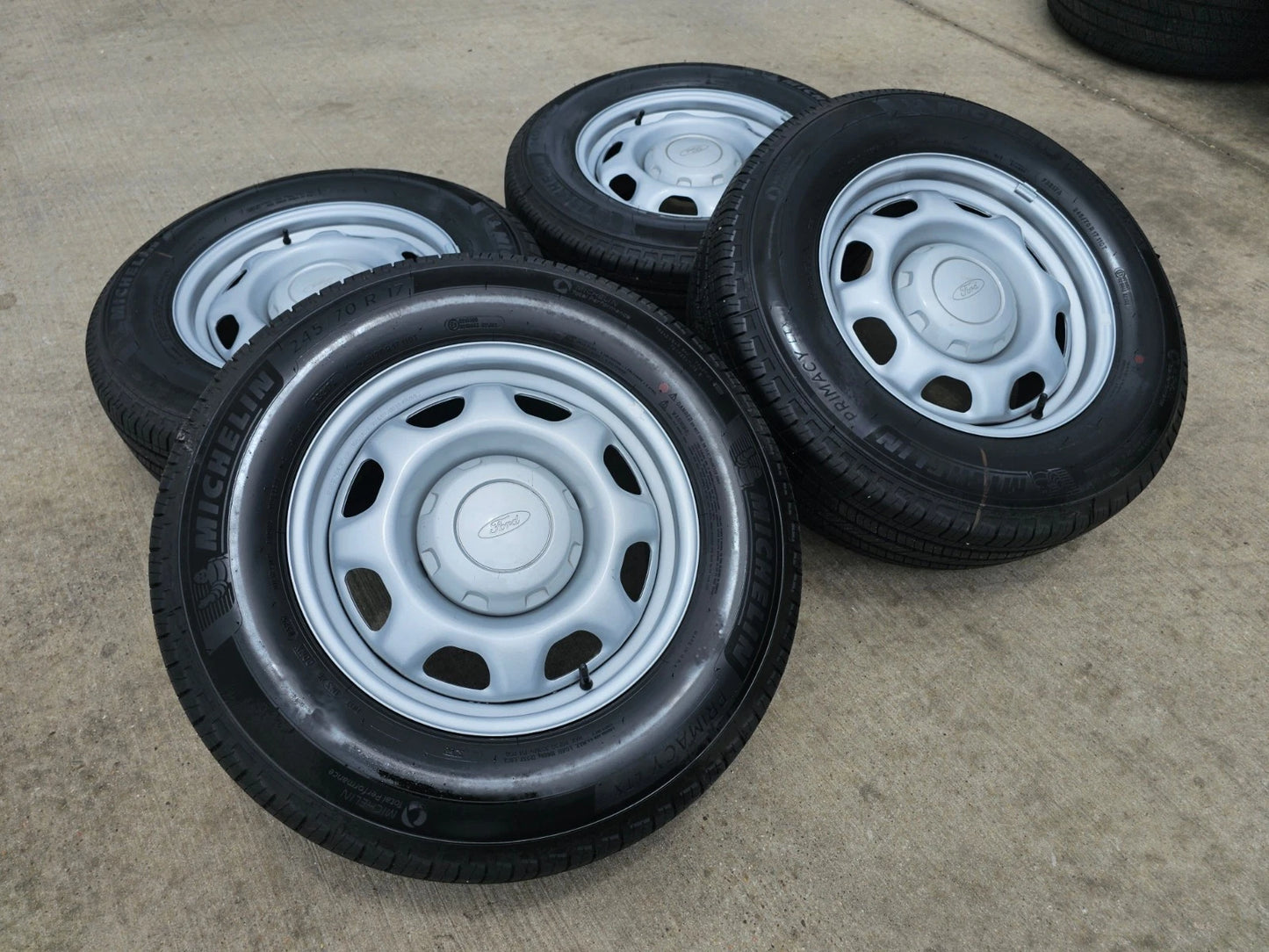 17" Ford F-150 OEM rims wheels 3857 tires steel 2023 2024 2025 2026 MICHELIN NEW
