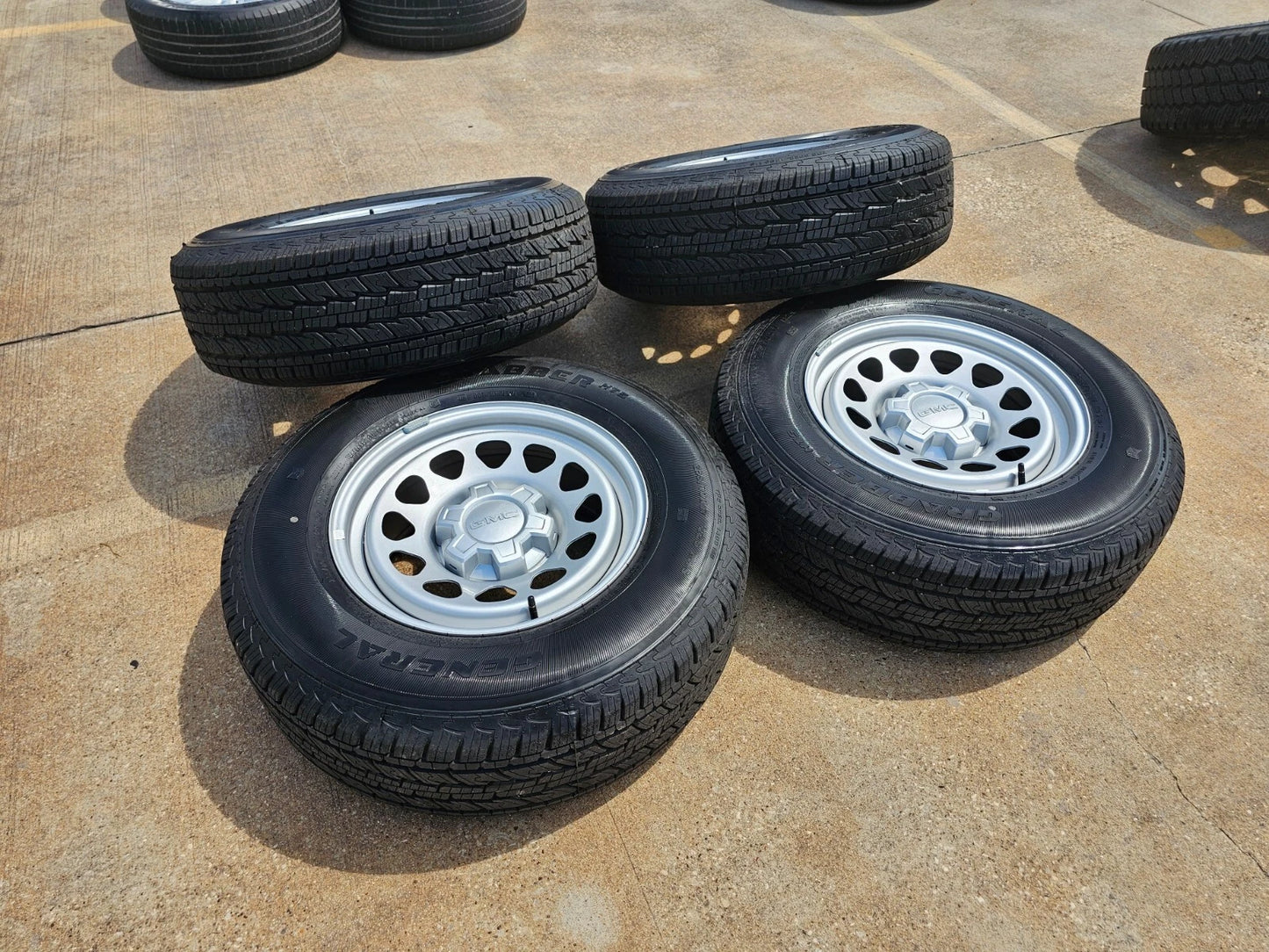 17" GMC Sierra Chevy Silverado OEM wheels rims tires 8130 Yukon NEW