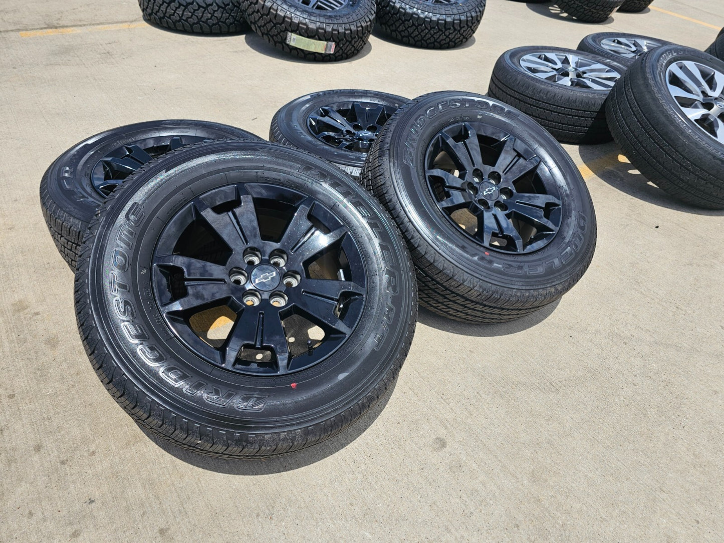 17" Chevy Colorado GMC Canyon OEM Black 5672 wheels rims tires NEW