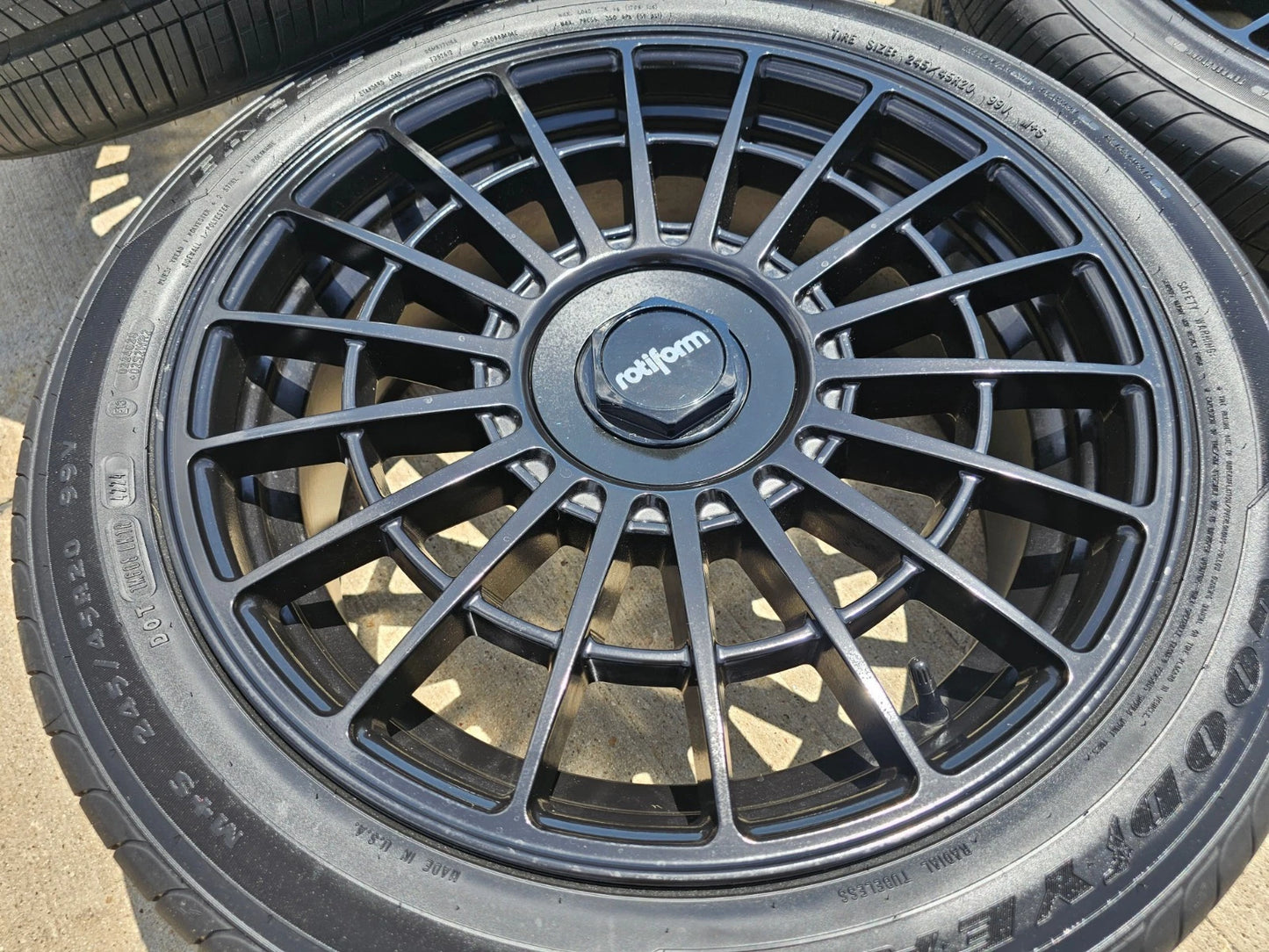 20x8.5 Rotiform LAS-R wheels rims 5x114 5x4.5 Camry Sienna Rav4 Charger NEW