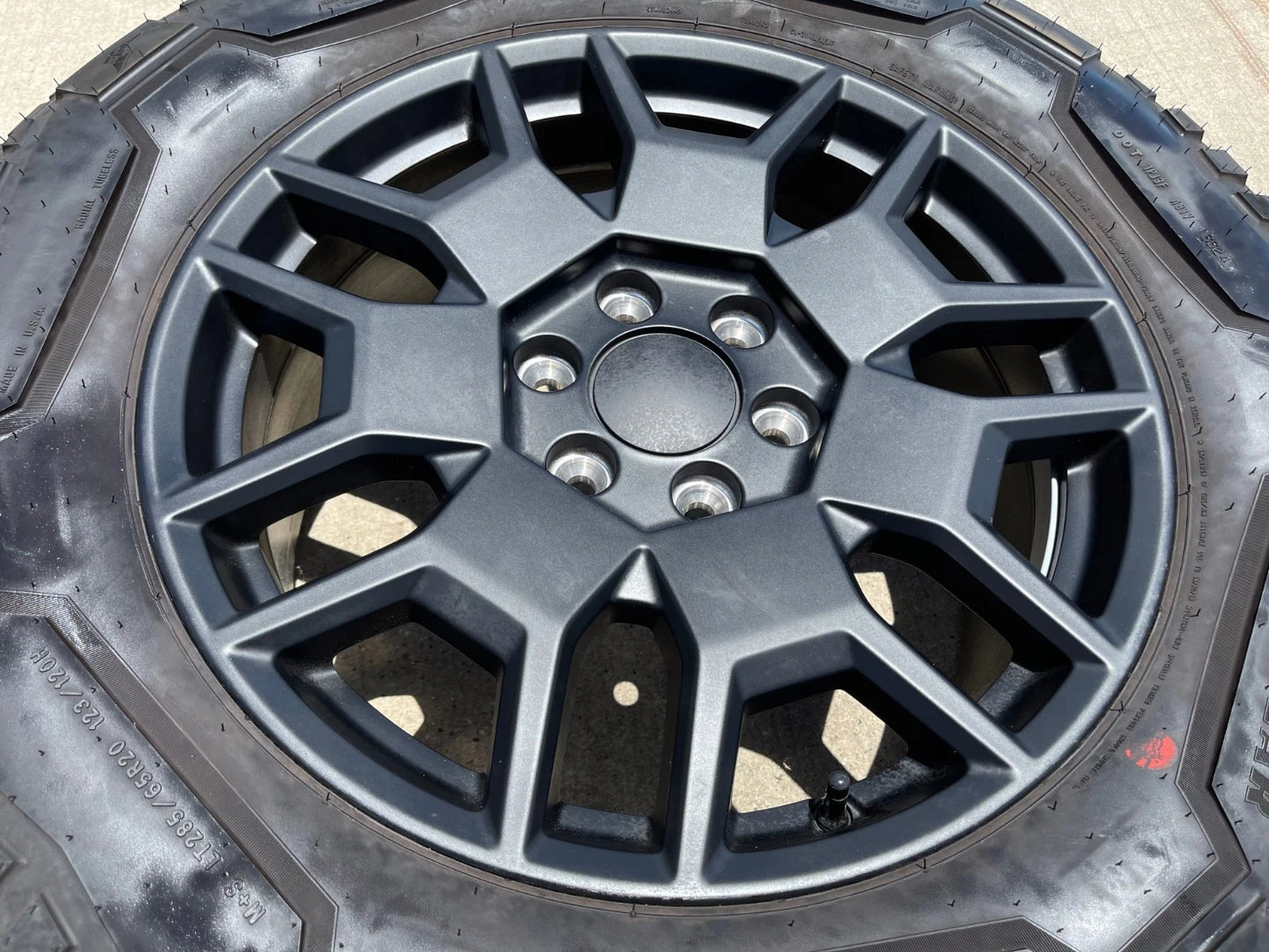 20" Tesla Cyber Truck OEM black wheel rim spare 2024 2025 Cybertruck