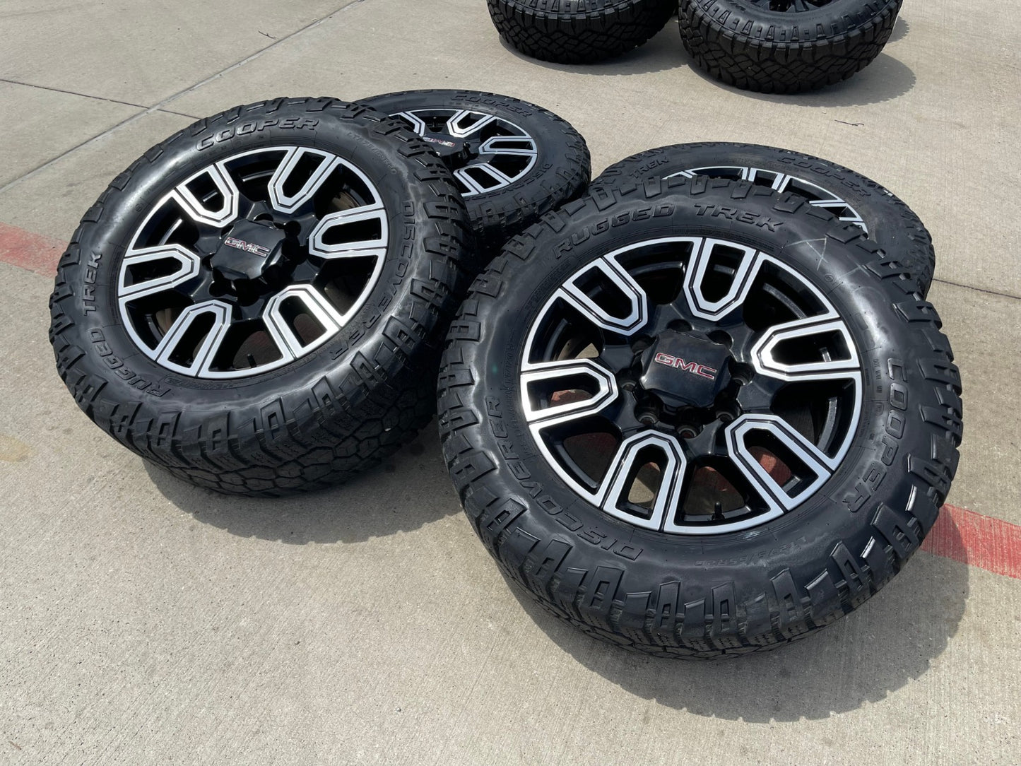 20" GMC Sierra AT4 2500 3500 OEM wheels rims 5950 Silverado COOPER RUGGED TREK
