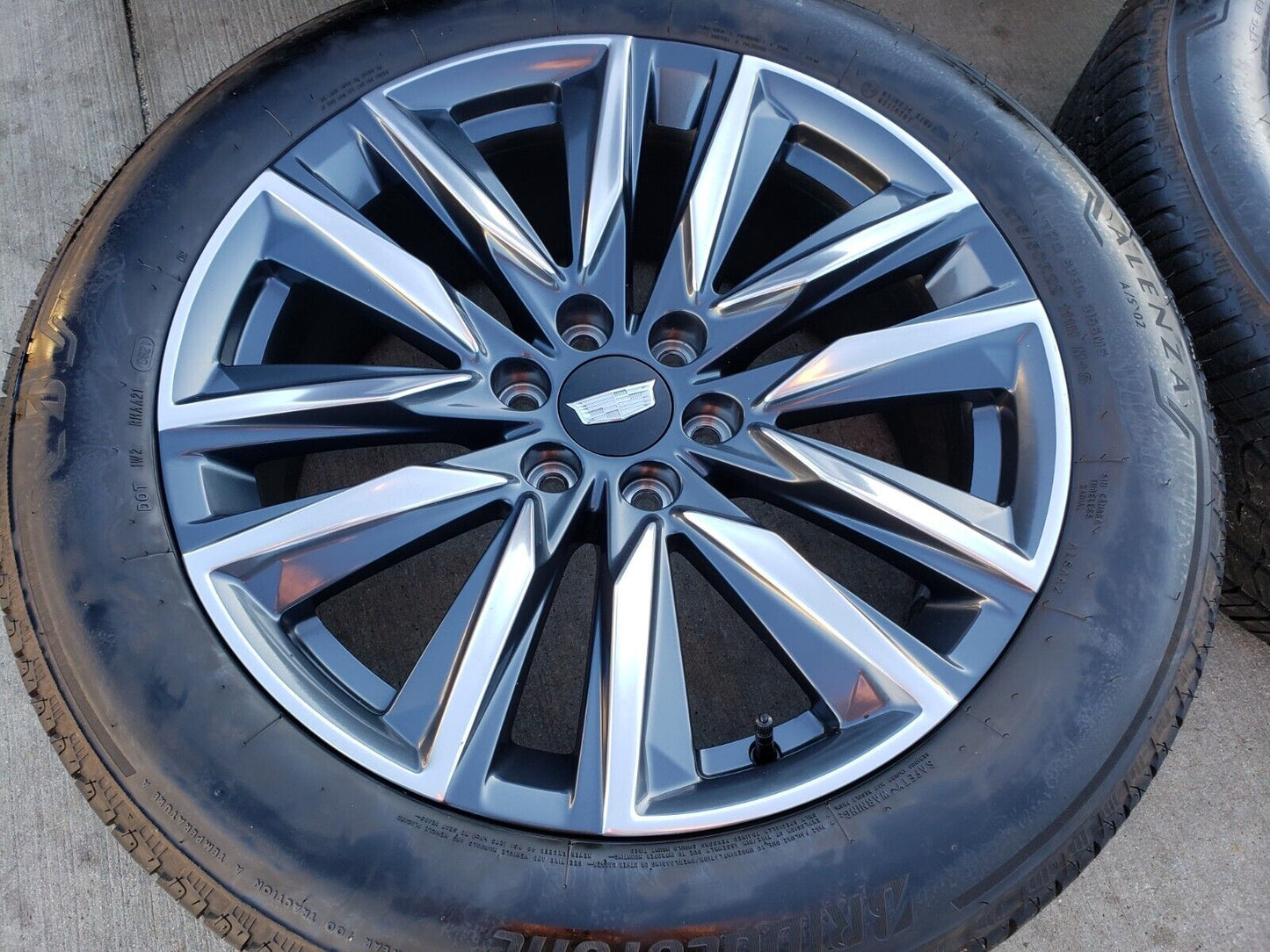 22" Cadillac Escalade OEM Platinum wheels rims 4869 95028 tires 2022 2023 2024