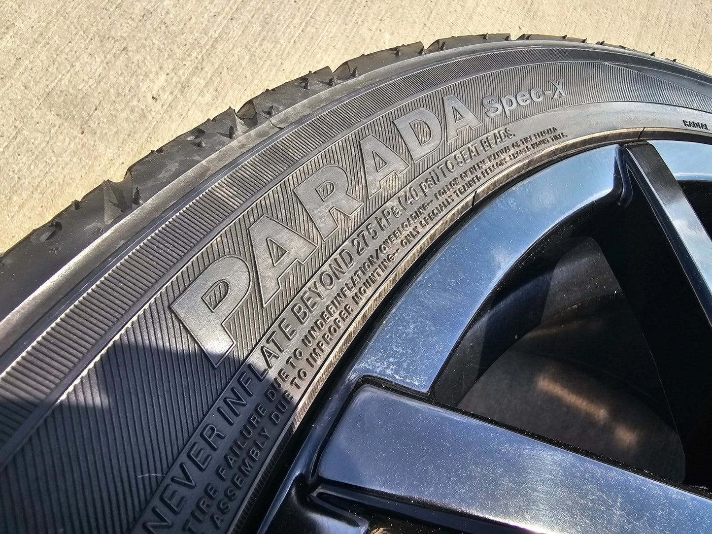 24x9.5 DUB Royalty Black wheels rims tires 6x5.5 6x135 RAM Chevy Tacoma