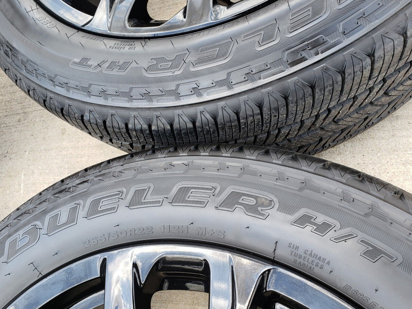 22" Cadillac Escalade Chevy Tahoe OEM Replica 95027 wheels rims 2023 2024 NEW