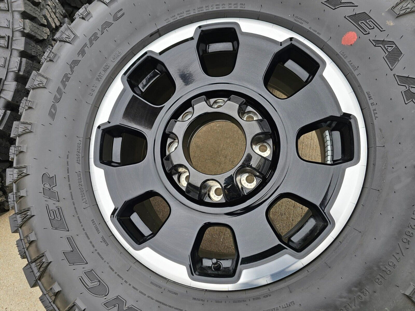 18" Ford F-250 F-350 OEM TREMOR 10482 black rims wheels 2023 2024 2025 NEW
