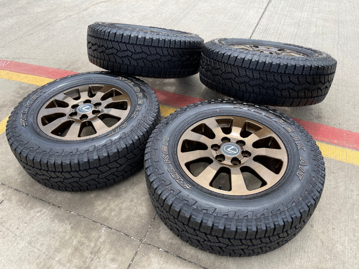 18" Toyota Land Cruiser OEM TRD wheels rims 95952 Tundra Sequoia BRONZE