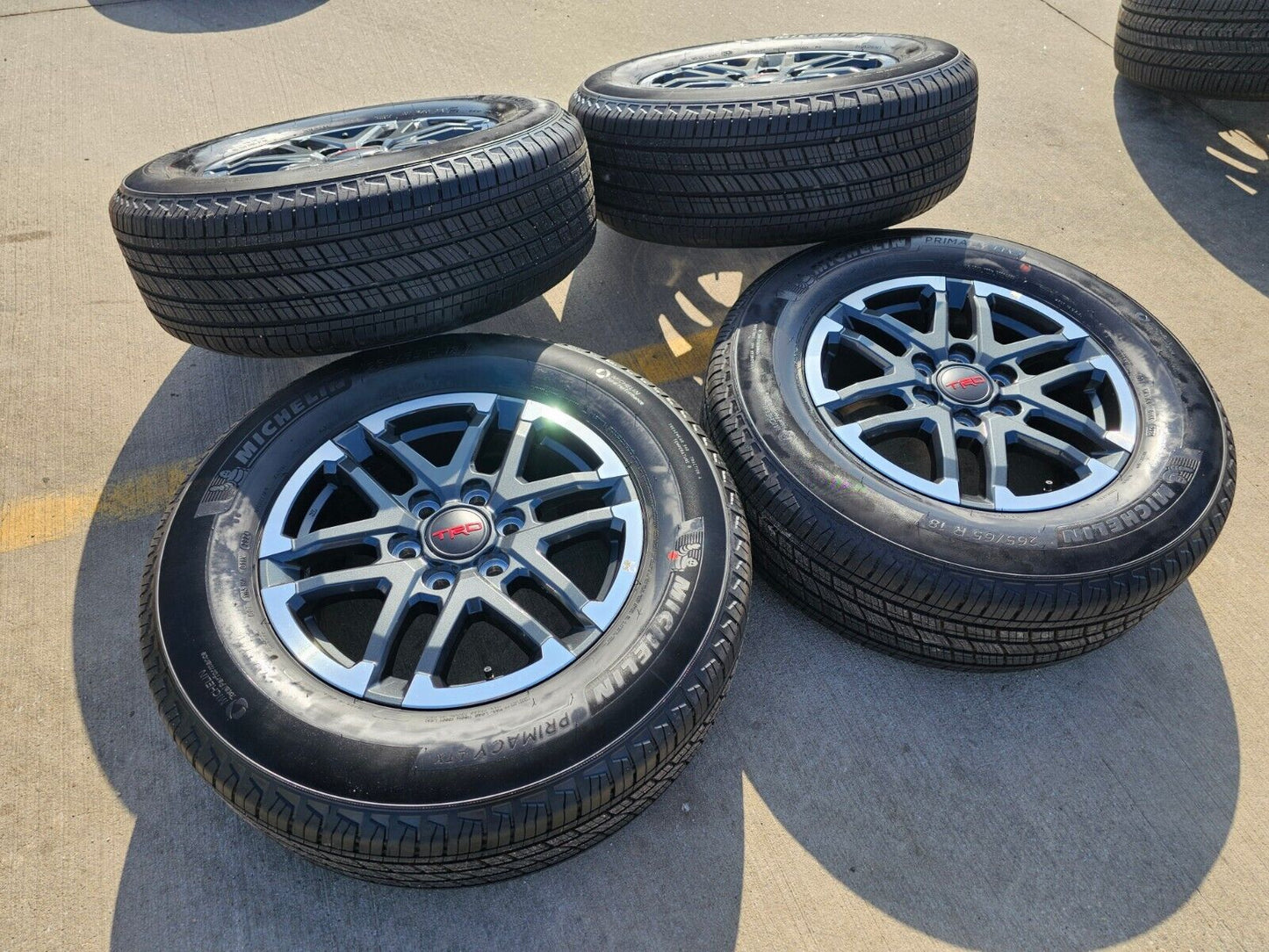 18" Toyota Tacoma TRD OEM gray wheels rims tires 2024 2025 NEW