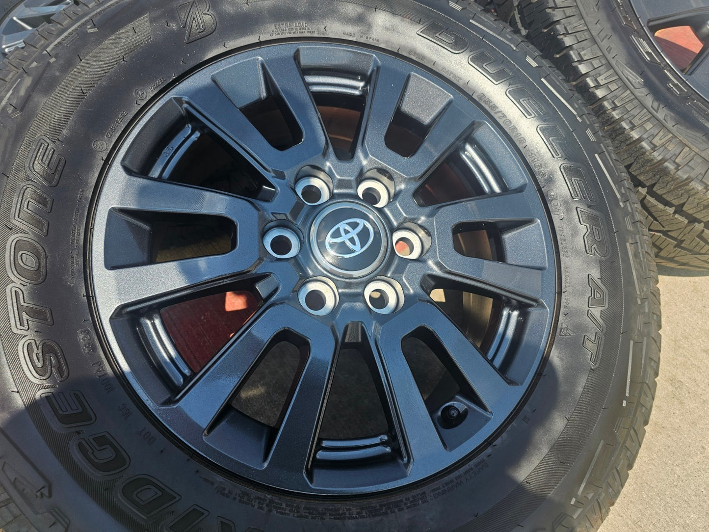 18" Toyota Land Cruiser OEM wheels rims tires Tundra Sequoia NEW BRIDGESTONE