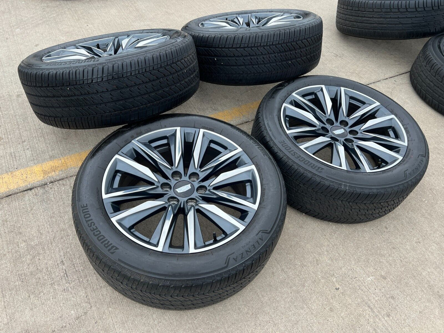 22" Cadillac Escalade OEM wheels rims GMC Sierra 95028 tires 2022 2023 2024 2025