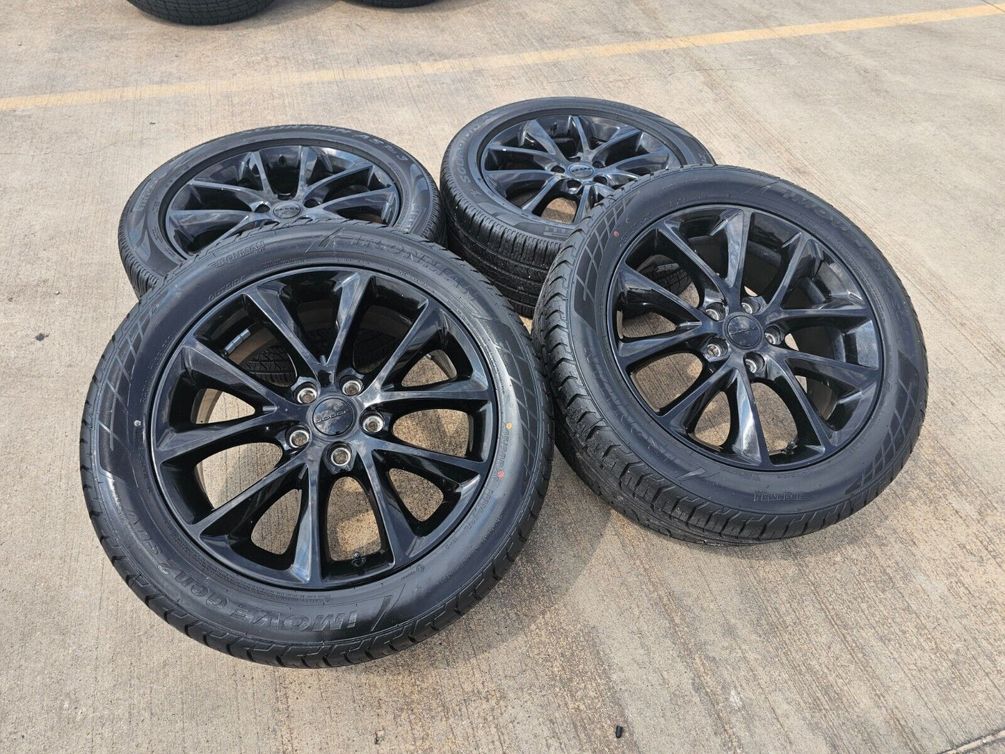 20" Dodge Durango Jeep Grand Cherokee OEM wheels rims 2496 tires