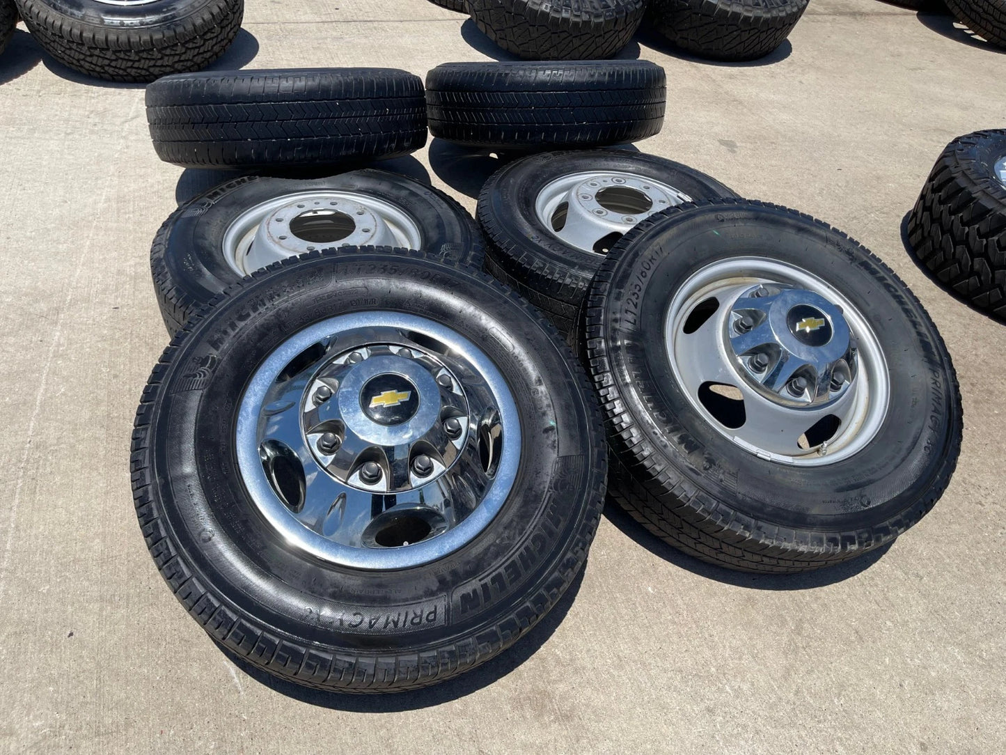 17" Chevy Silverado GMC Sierra 3500 Dually simulator rims wheels OEM 8094