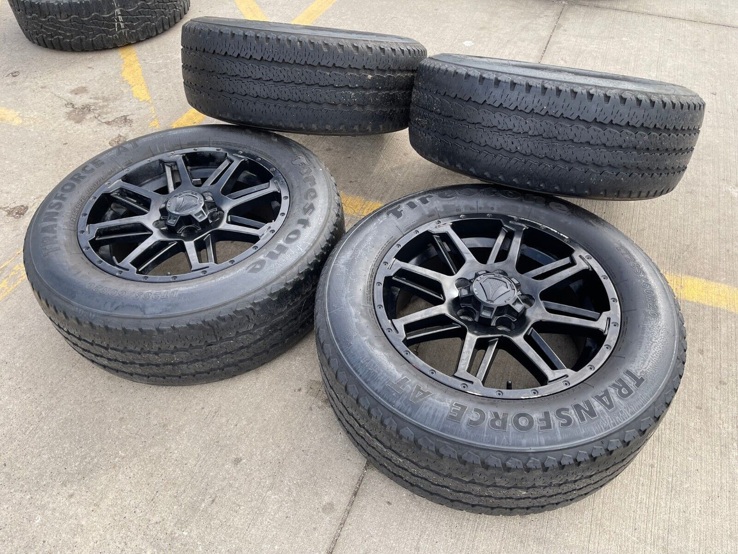 20" Toyota Tundra TSS TRD T Force OEM black wheels rims 5x150 tires