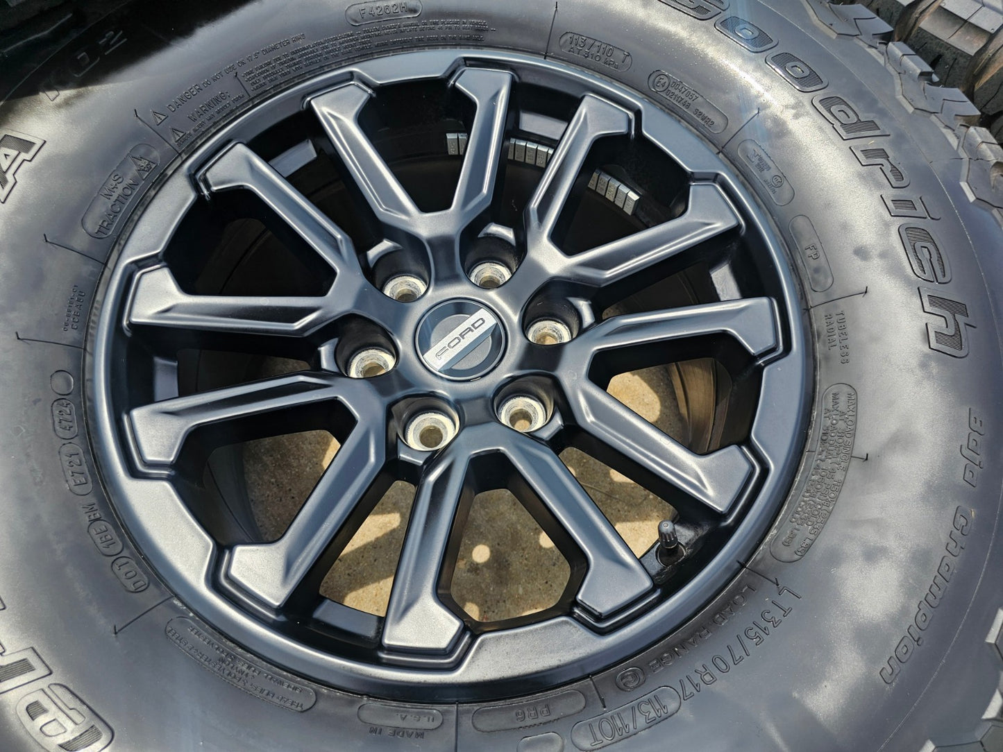 17" Ford F-150 Raptor OEM rims wheels Bronco 2023 2024 2025 2026 NEW BFG