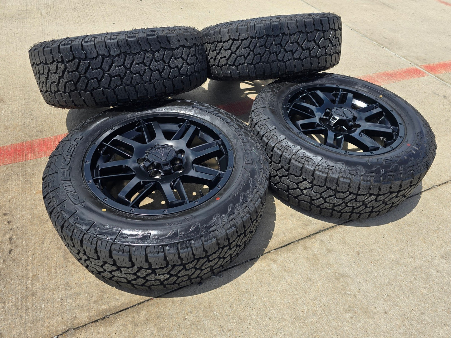 20" Toyota Tundra TSS TRD T Force OEM wheels rims 5x150 FALKEN WILDPEAK AT4
