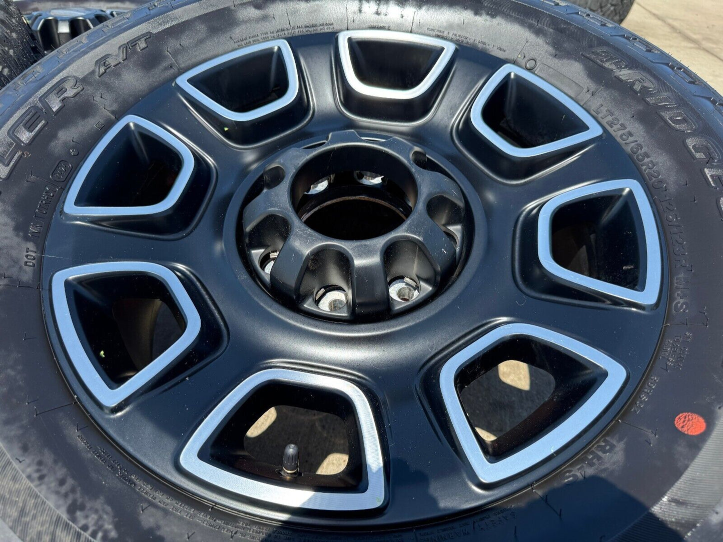 20" Ford F-250 F-350 OEM Lariat Platinum wheels rims 10486 tires BRIDGESTONE