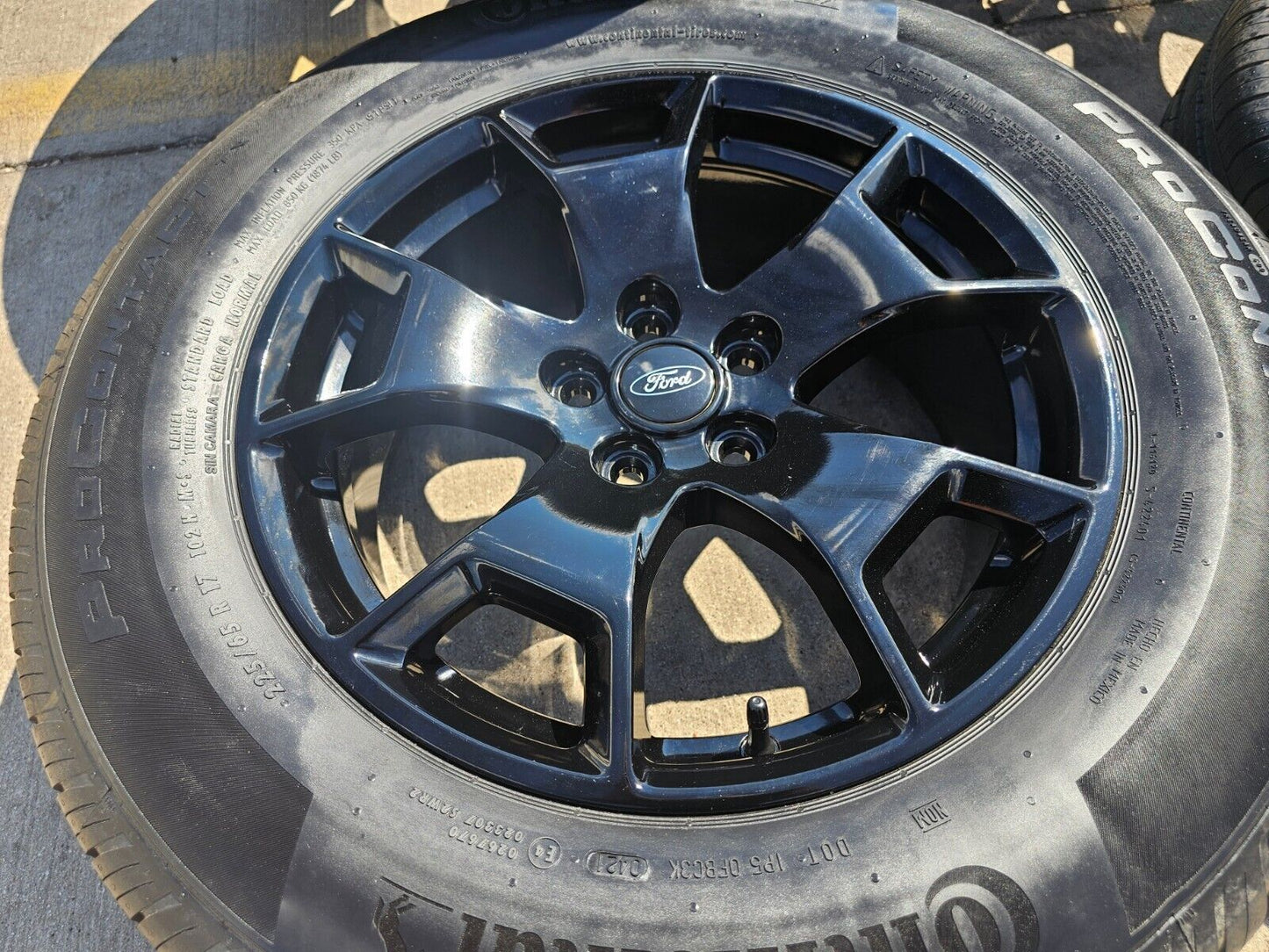 17" Ford Bronco HERITAGE OEM rims wheels 10427 95021 Black 2023 2024 2025 NEW
