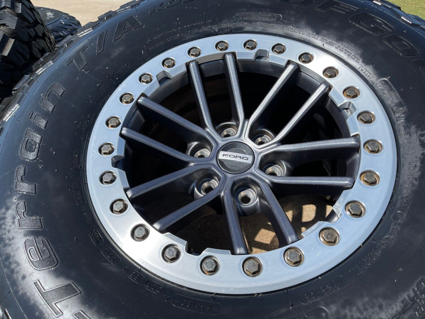 (5) 17" Ford F-150 Raptor OEM rims wheels TRUE BEADLOCK 96450 Expedition BFG 37"