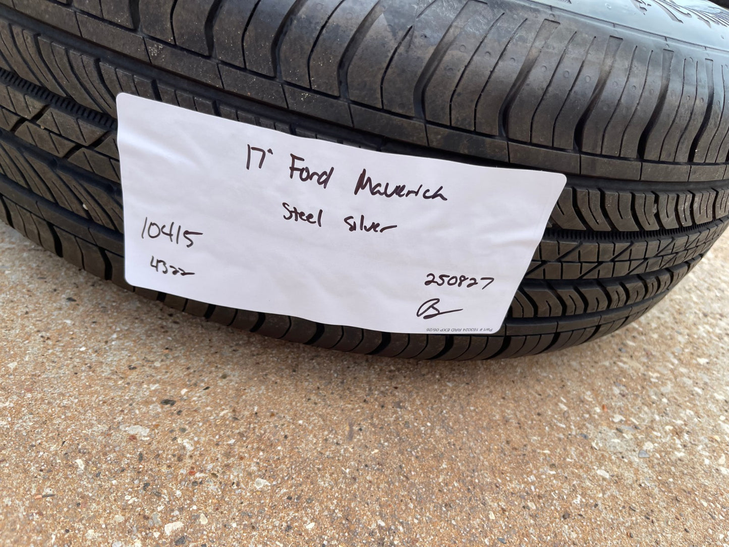 17" Ford Maverick Bronco Sport rim wheel tire 10415 OEM spare LIKE NEW