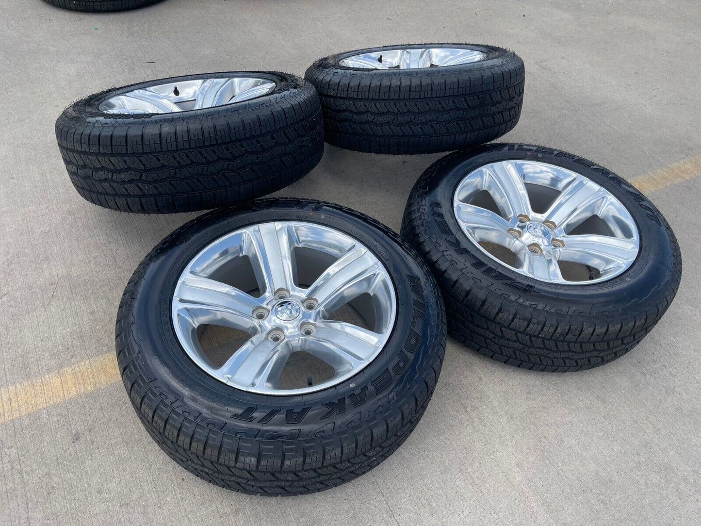 20" Dodge Ram 1500 OEM wheels rims 5x5.5 2453 tires 2018 2019 2020 2021